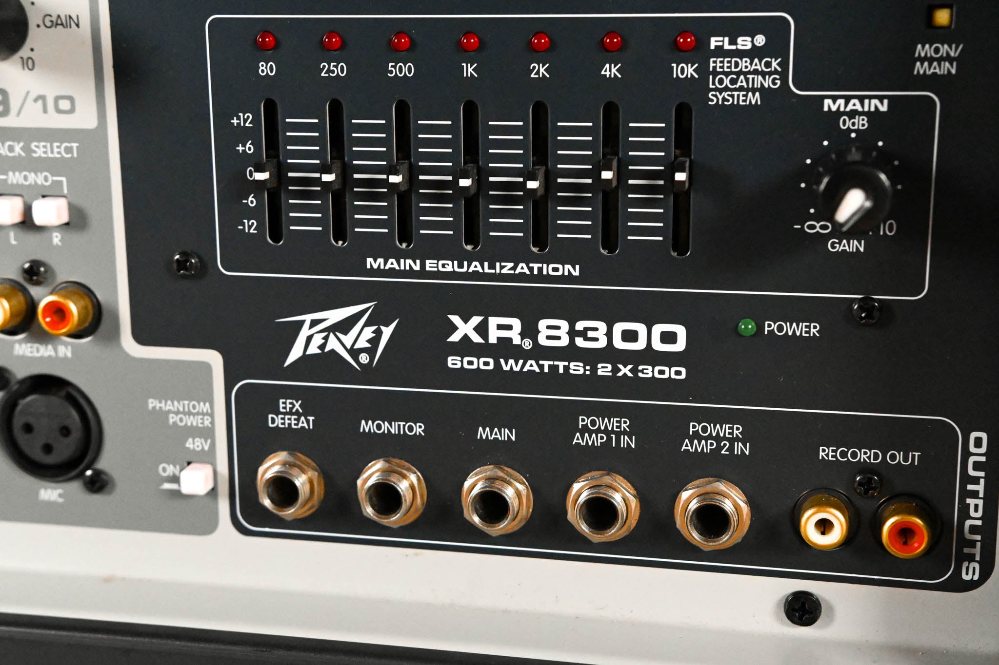 Peavey XR 8300 600W 10-Input Powered Mixer