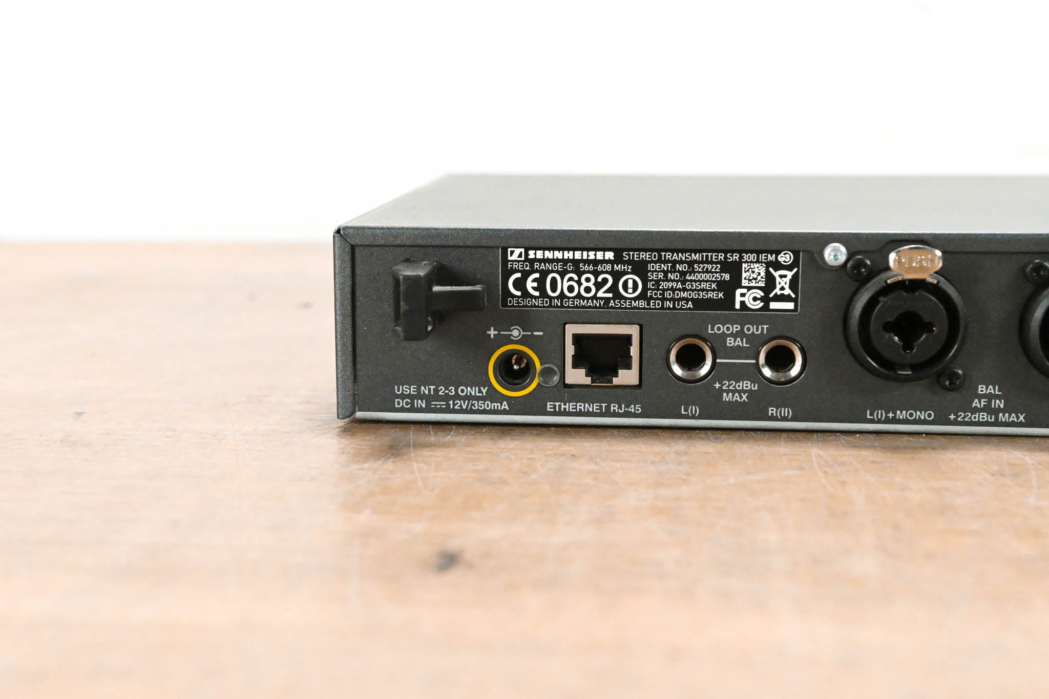 Sennheiser ew 300 IEM G3 Wireless IEM System 566-608 MHz NO POWER SUPPLY