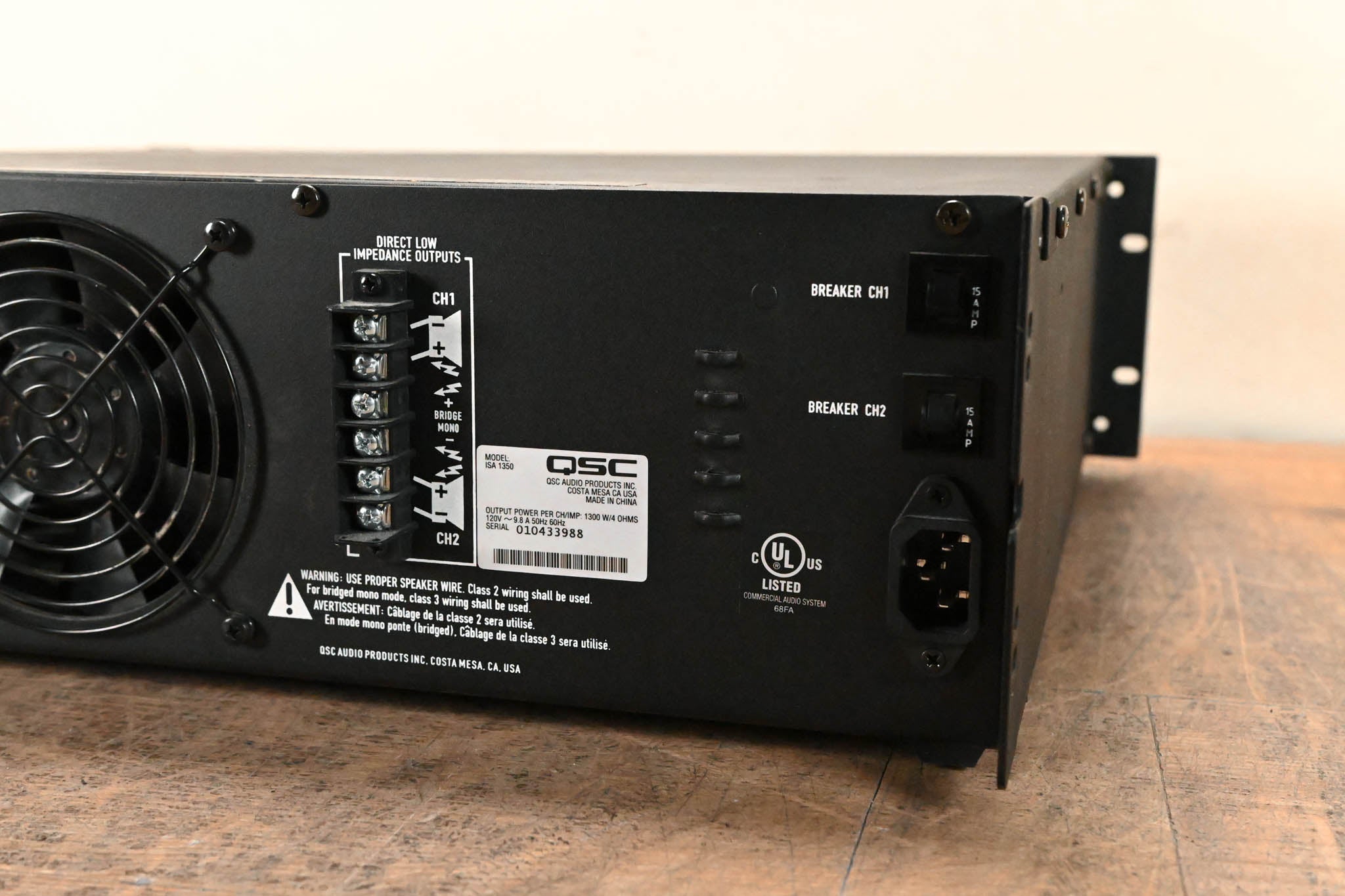 QSC ISA1350 2-Channel Power Amplifier