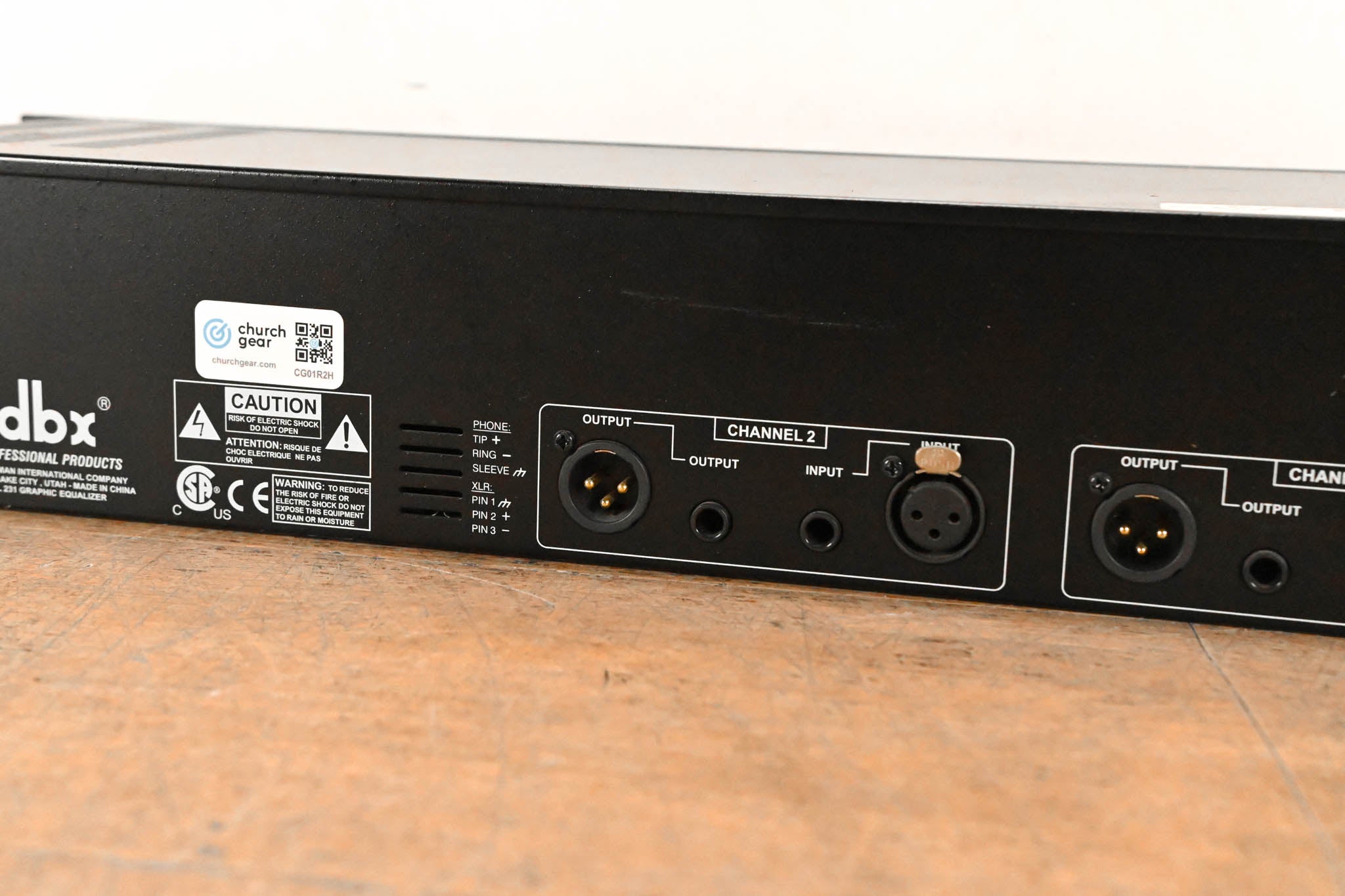 dbx 231 Dual-Channel 31-Band Graphic Equalizer