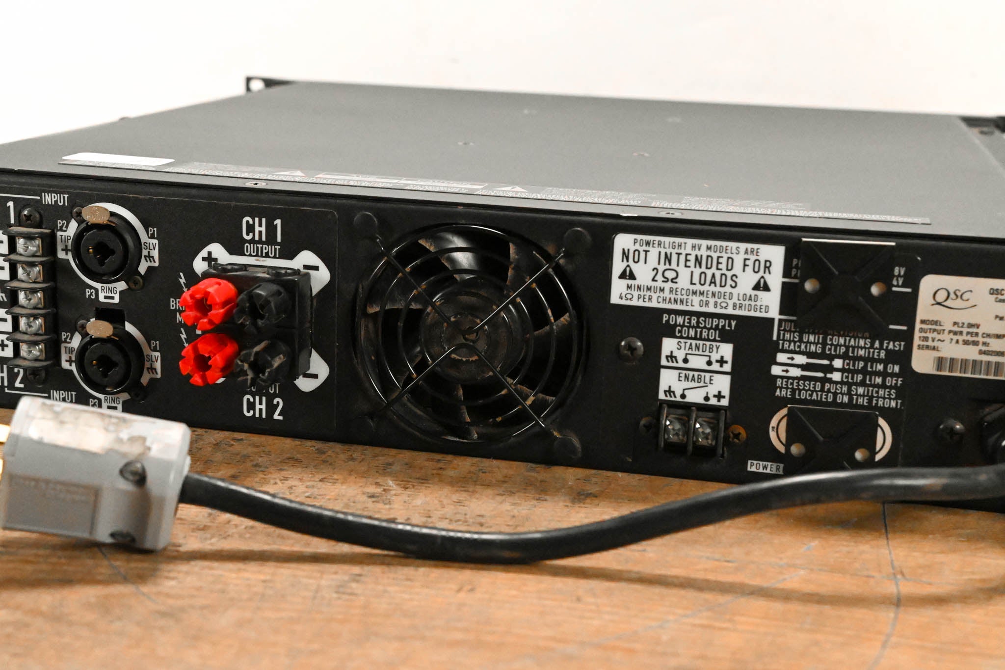 QSC Powerlight 2.0HV High-Voltage Power Amplifier
