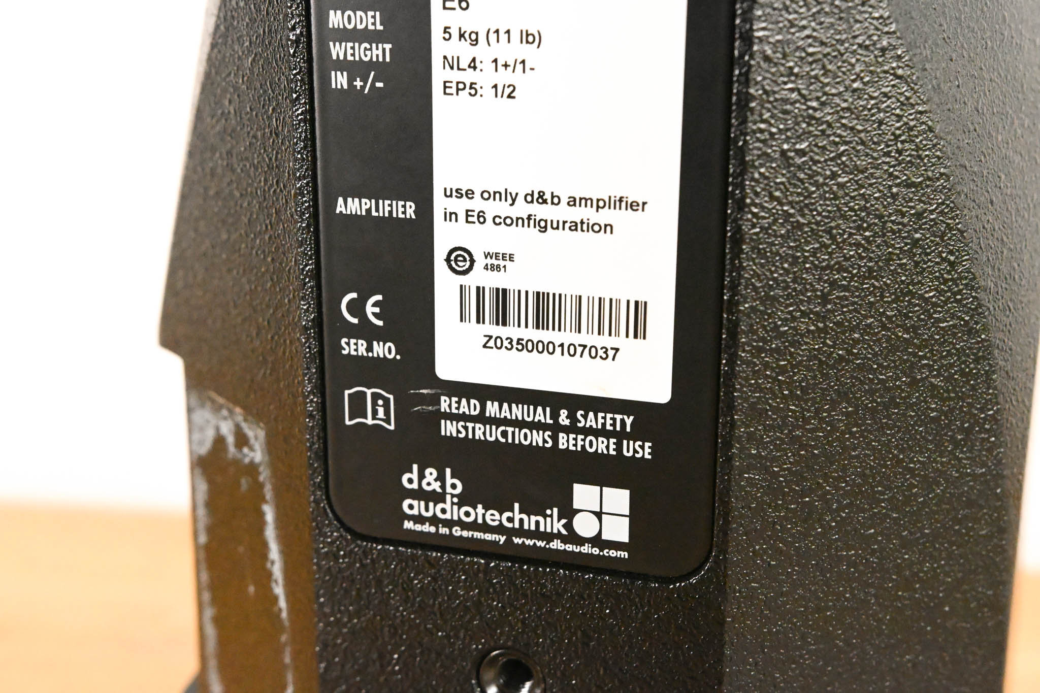 d&b audiotechnik E6 2-Way Passive Coaxial Loudspeaker