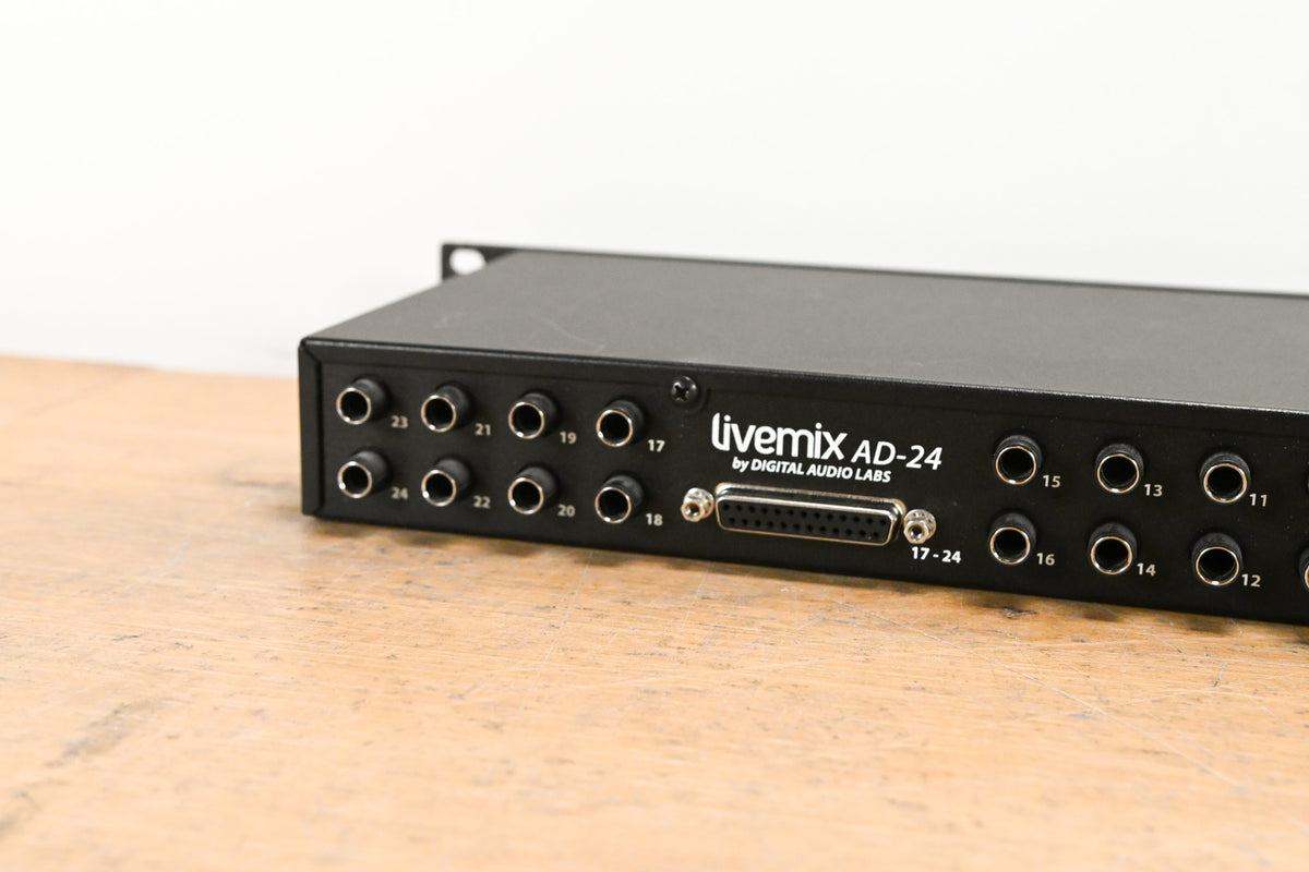 Digital Audio Labs Livemix AD-24 24-CH Analog Input Unit NO POWER SUPPLY