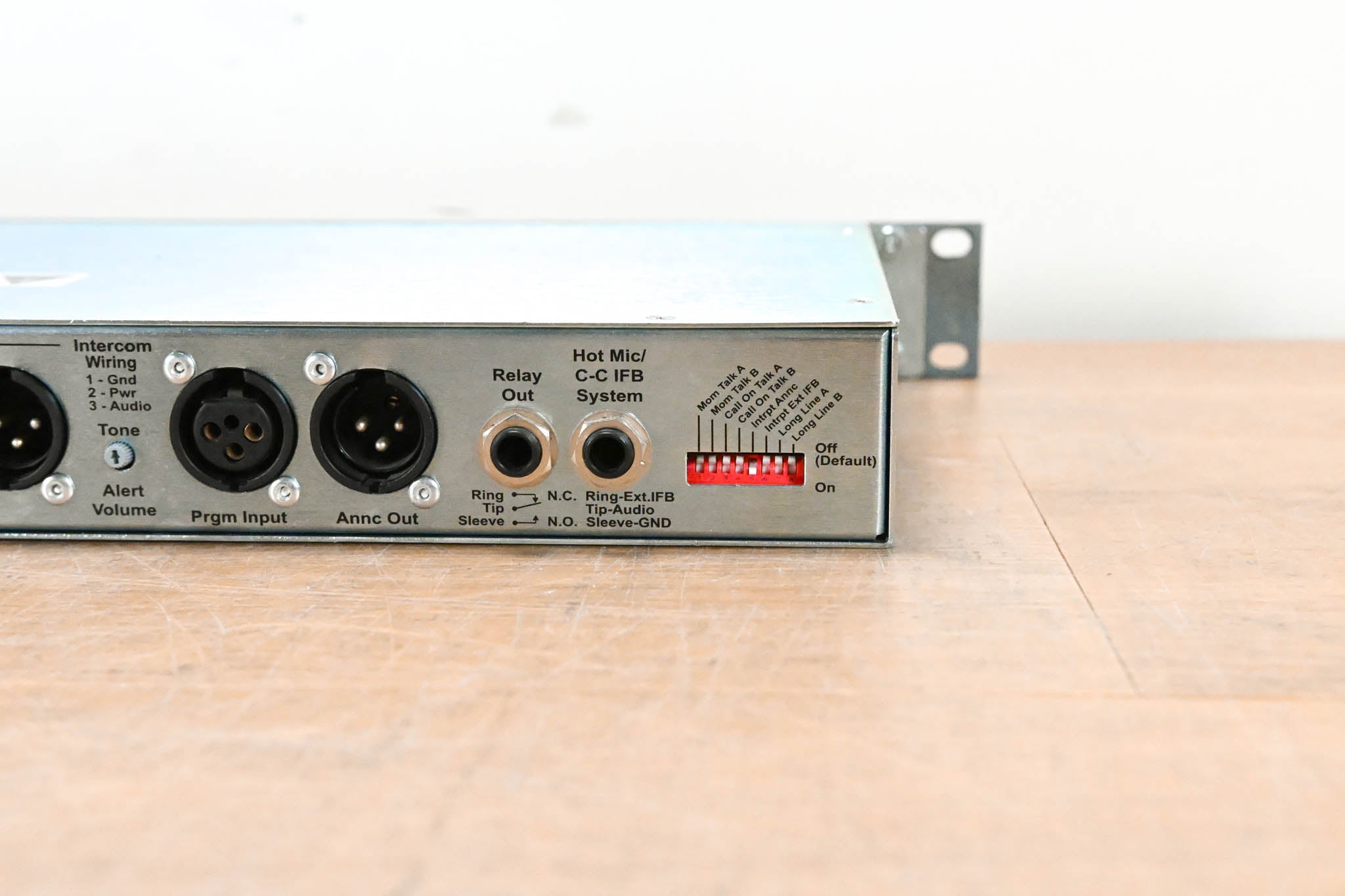 Clear-Com MS-702 2-Channel 1RU Intercom Main Station