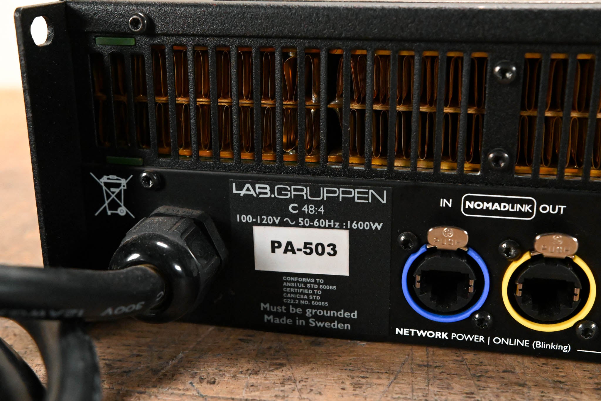 Lab Gruppen C 48:4 4800W 4-Channel Power Amplifier