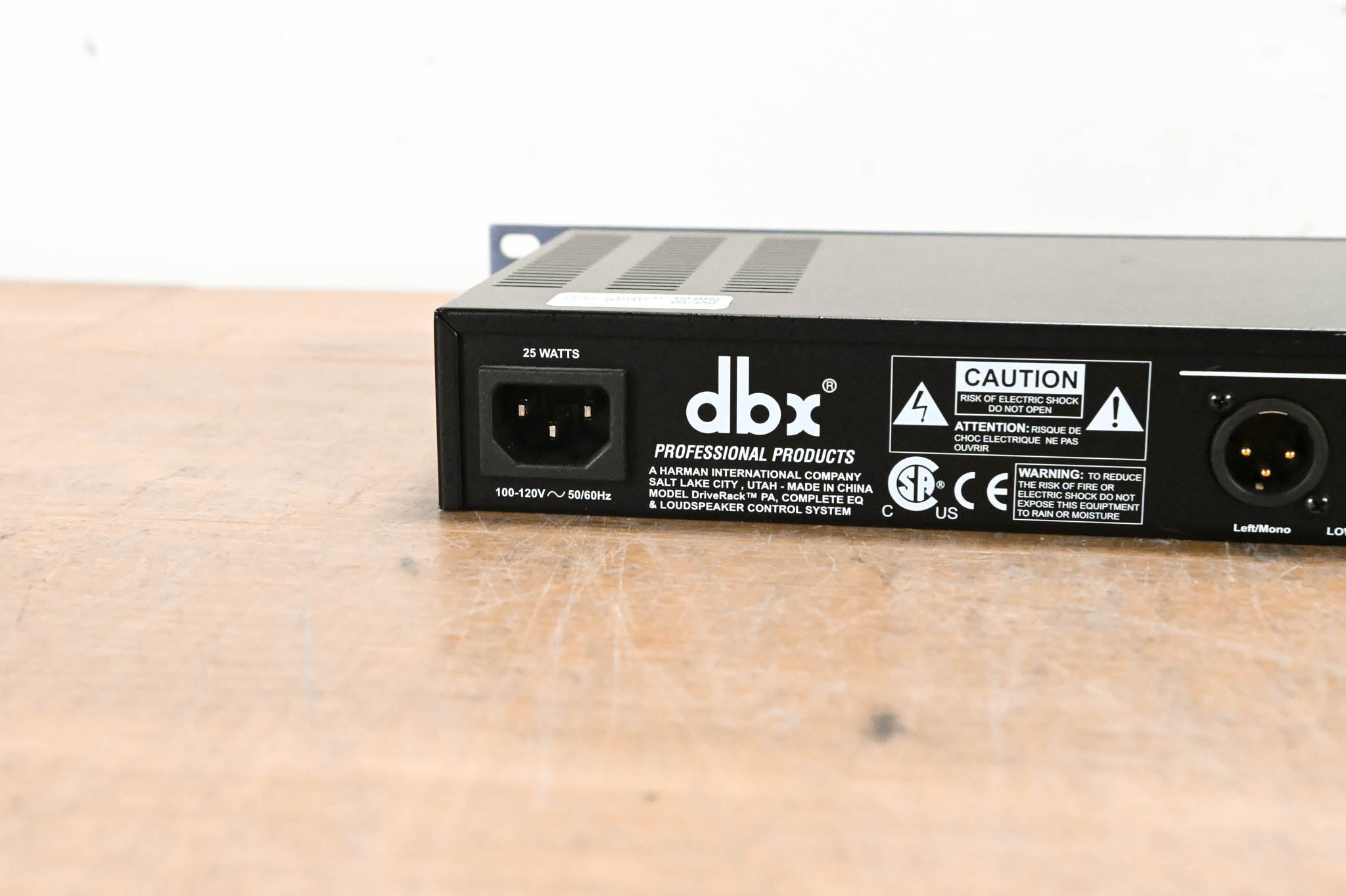 dbx DriveRack PA Complete Equalization and Loudspeaker Control System