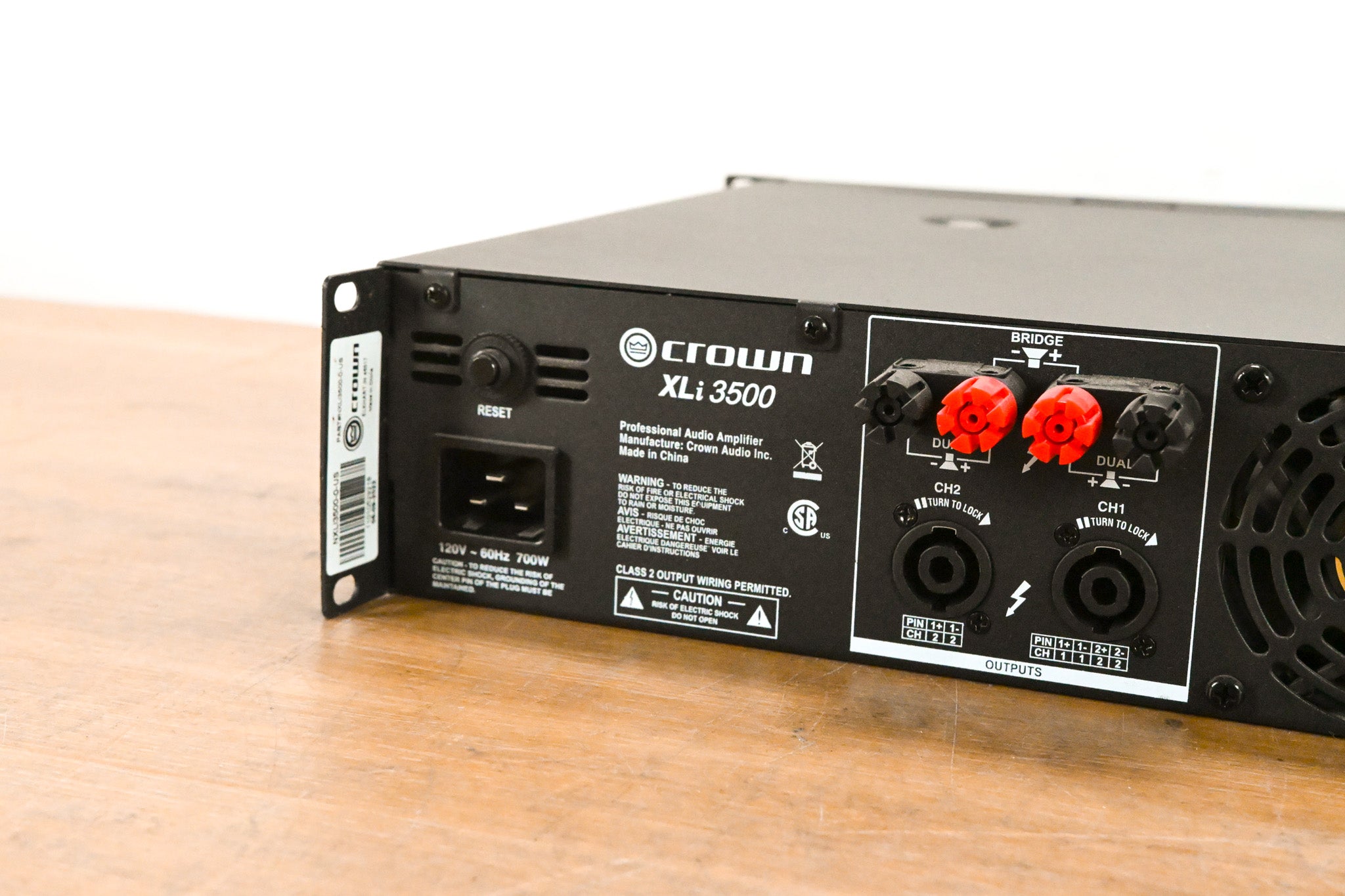 Crown XLi 3500 2-Channel 1350W Power Amplifier