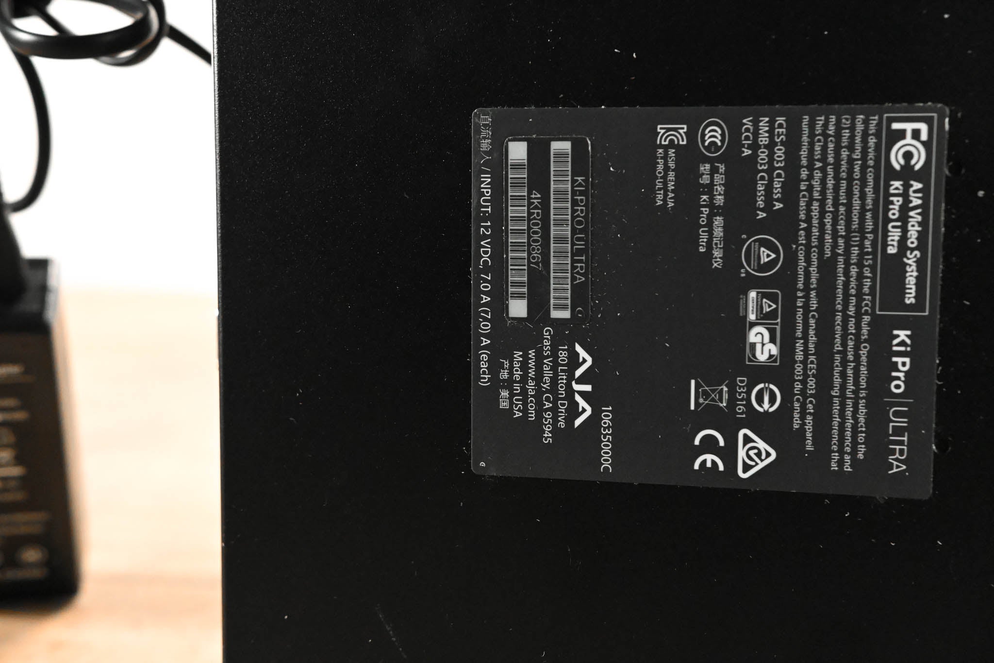 AJA Ki Pro Ultra File Based Recorder/Player