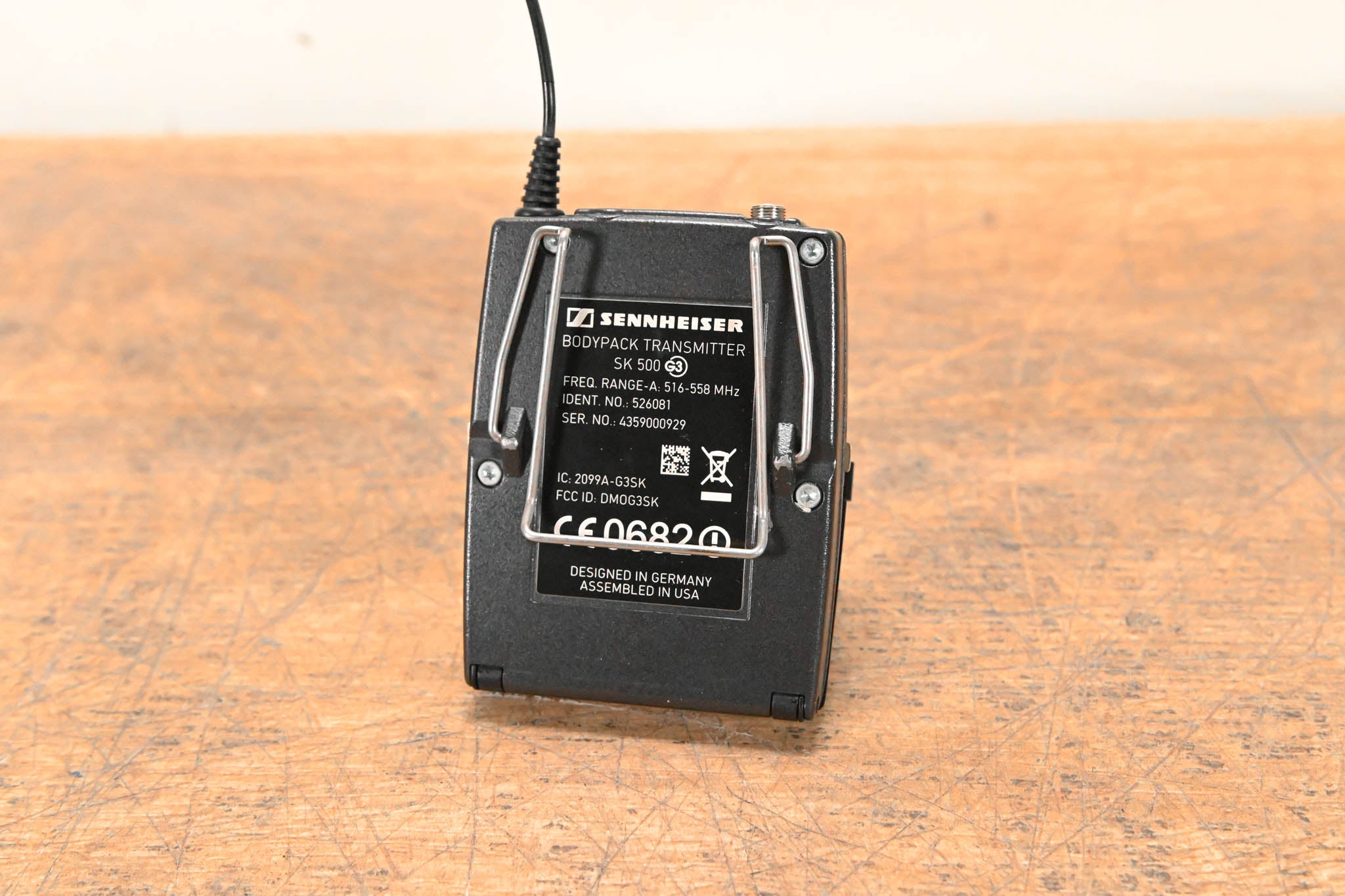 Sennheiser ew 500 G3 Bodypack Wireless System - A Range: 516-558 MHz