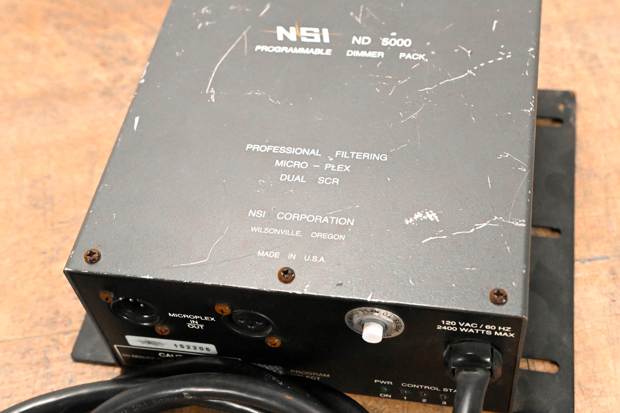NSI ND 5000 4-Channel Programmable Dimmer Pack