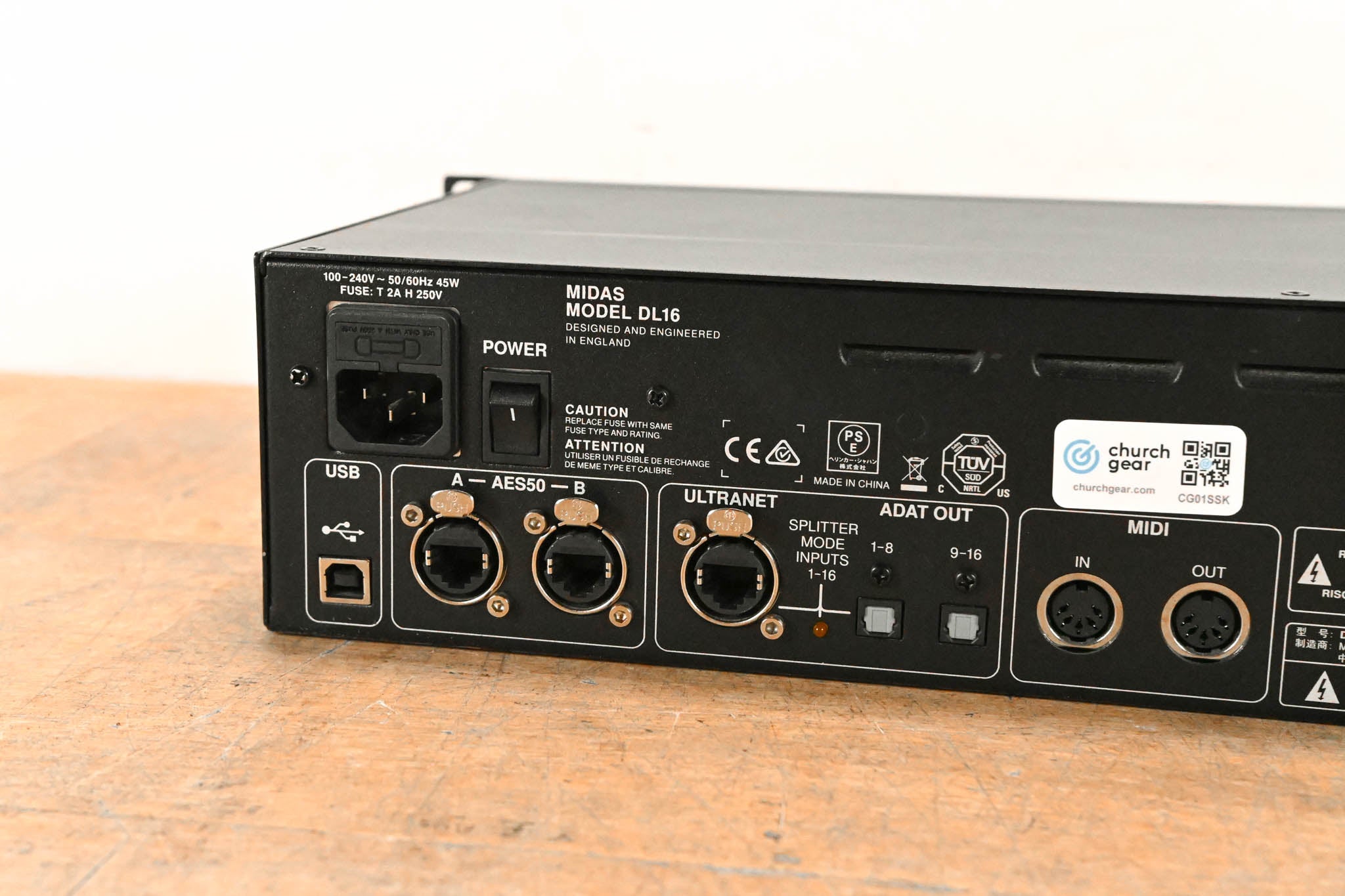 Midas DL16 16-Input, 8-Output Stage Box