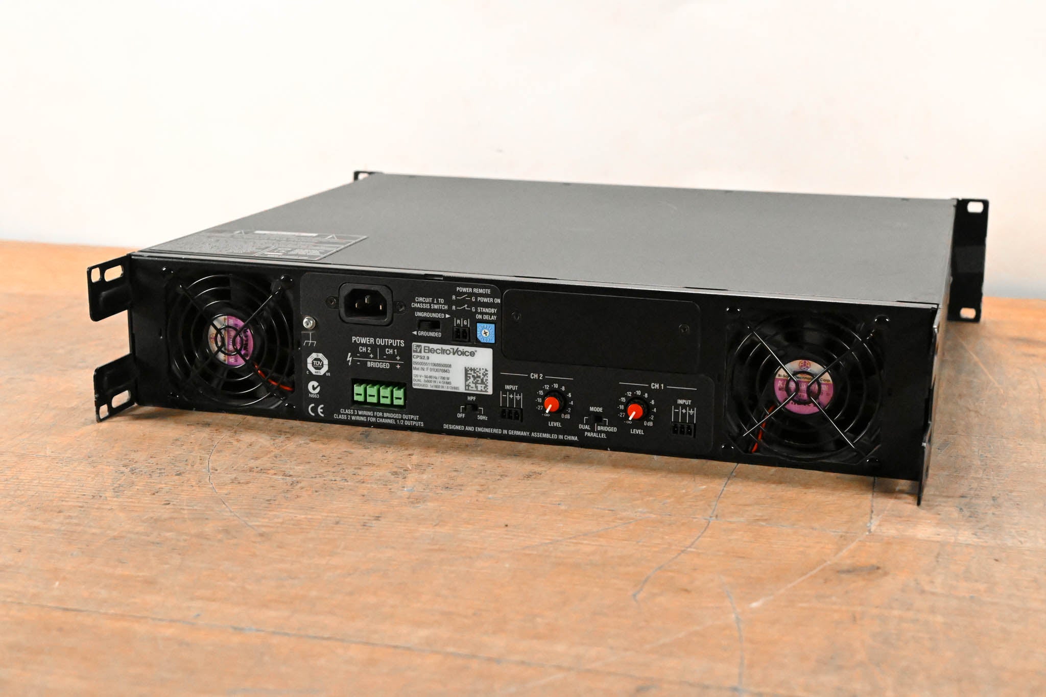 Electro-Voice (EV) CPS2.9 2-Channel Power Amplifier