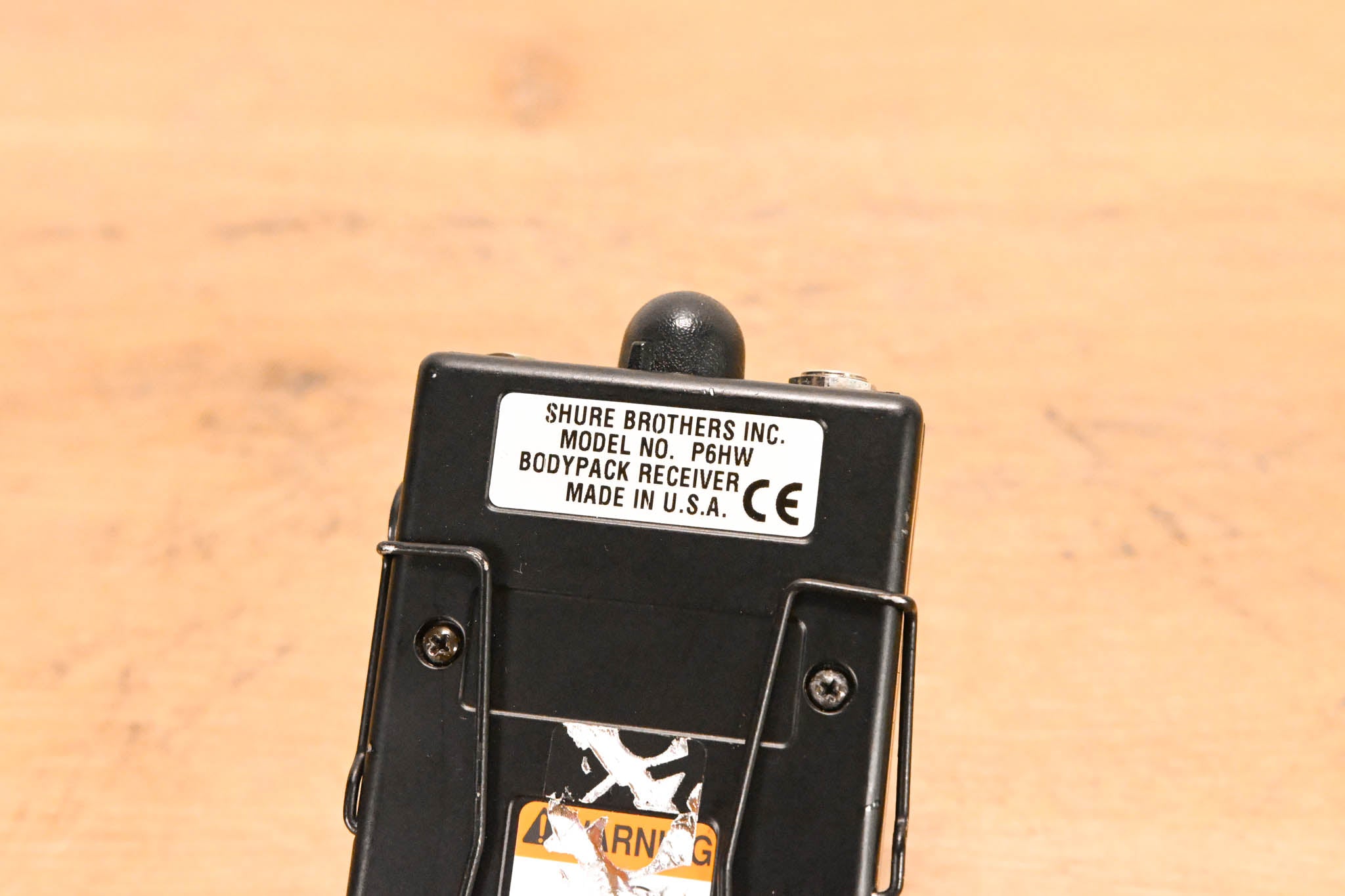 Shure P6HW Wired Bodypack Receiver