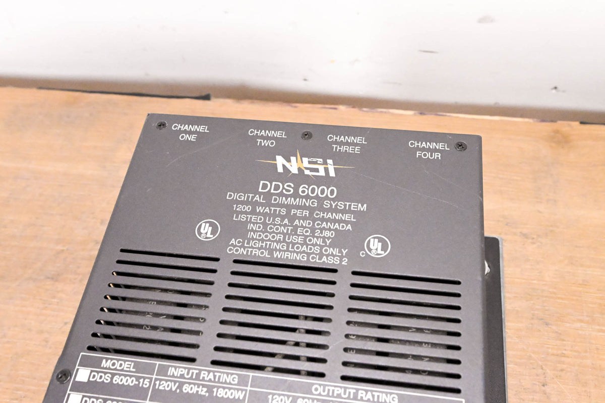 NSI DDS 6000 4-Channel Dimmer Pack