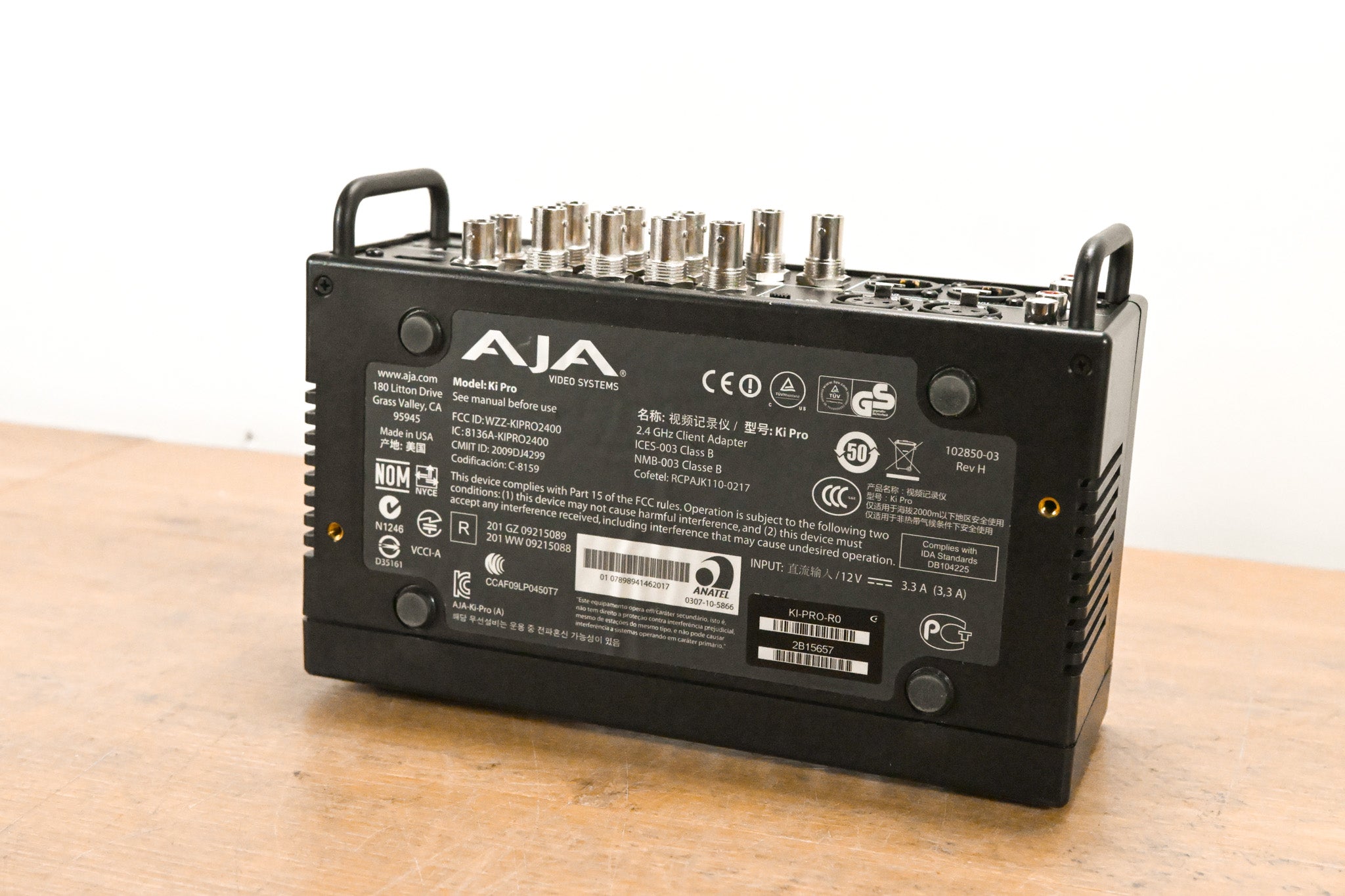 AJA Ki Pro File-Based HD/SD Video Recorder and Player (NO POWER SUPPLY)