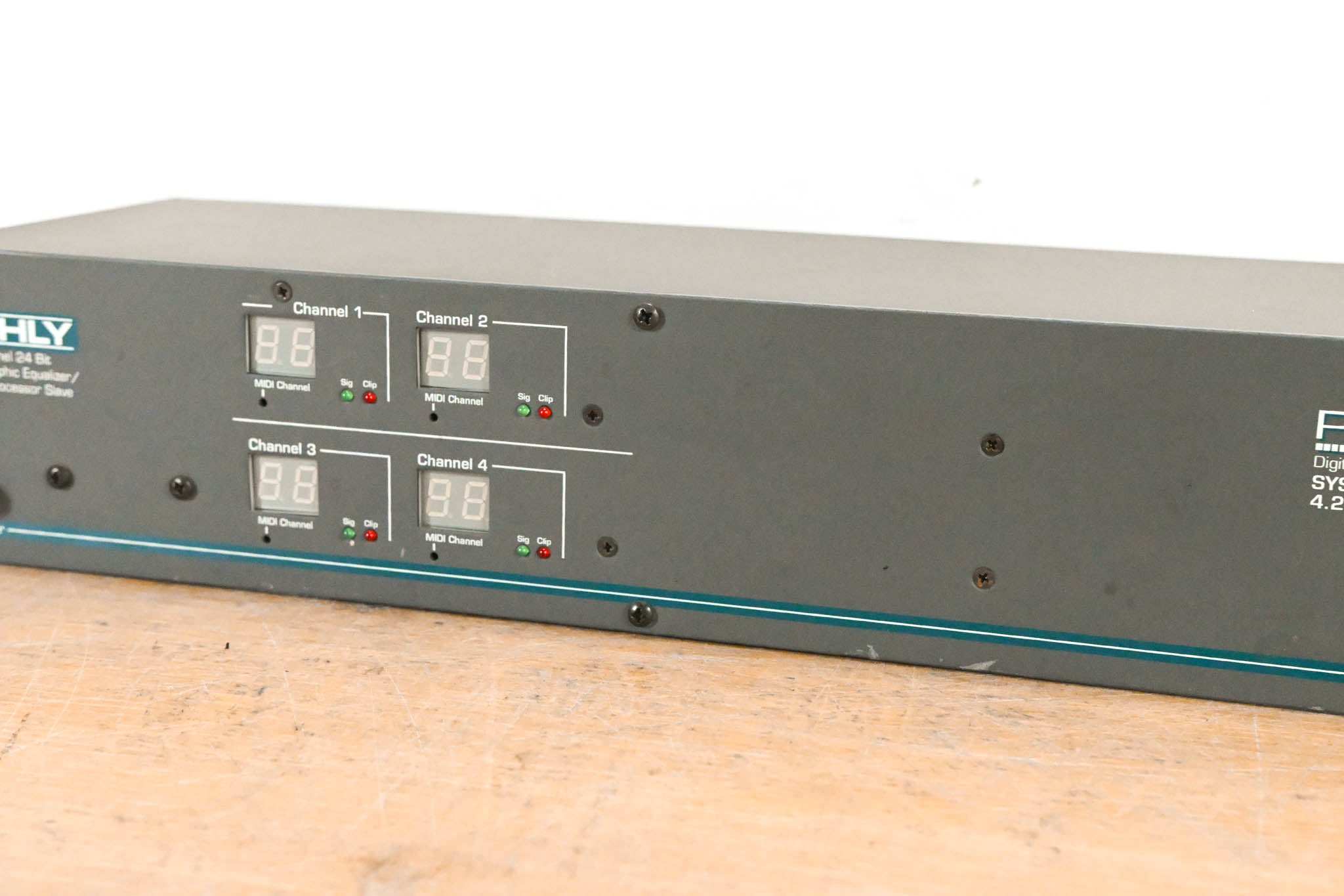 Ashly Protea System II 4.24GS 4-Channel Digital Graphic Equalizer Slave