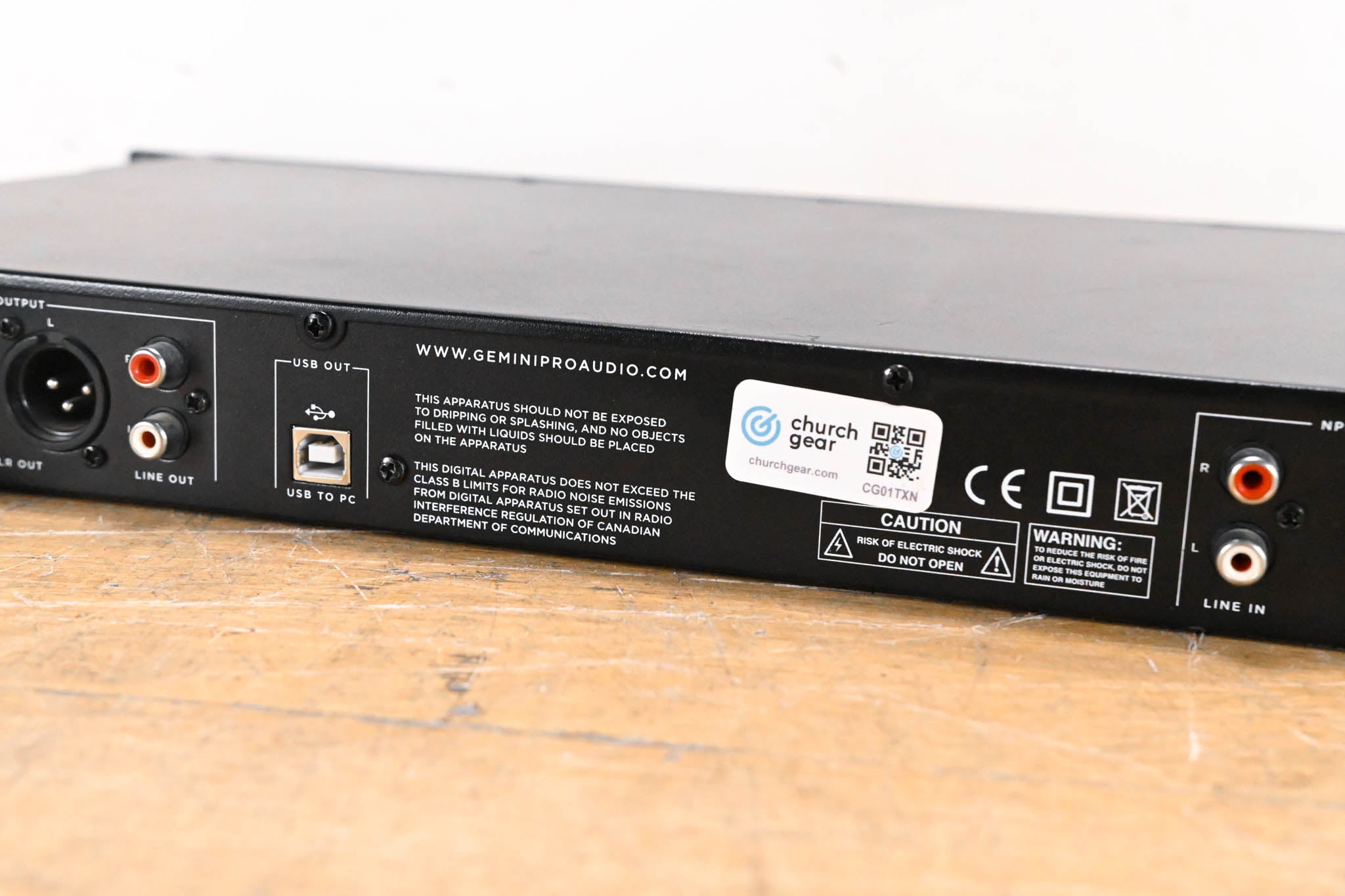 Gemini DRP-1 Rack Mount Digital Recorder