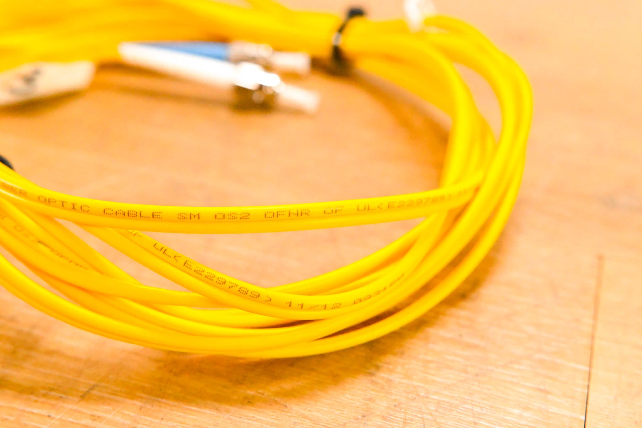 Unbranded SC-ST Duplex Single Mode Fiber Optic Patch Cable - 10'