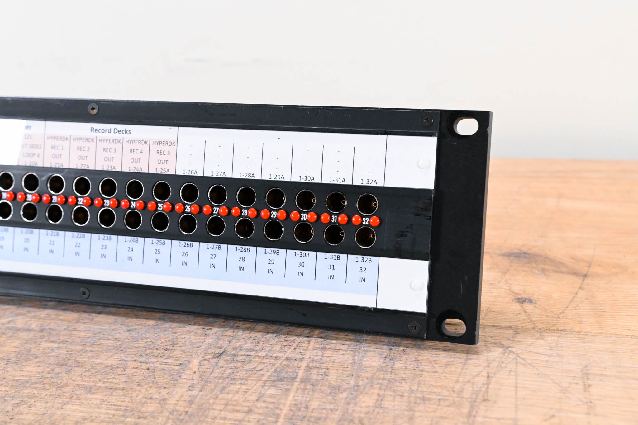 AVP AV-D232E2-AMN75-BZ Midsize (Mini-WECO) 2RU 2x32 Video Patch Panel