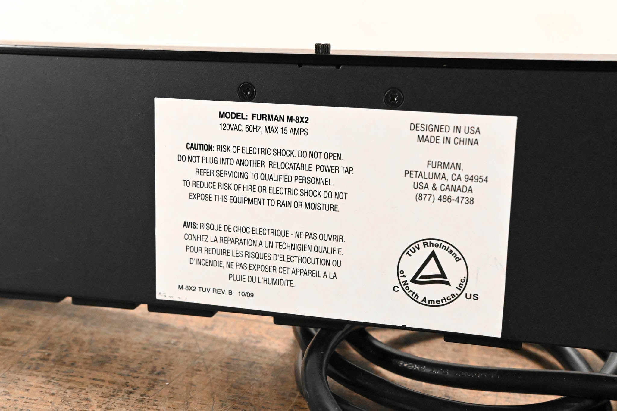 Furman M-8x2 8-Outlet Power Conditioner