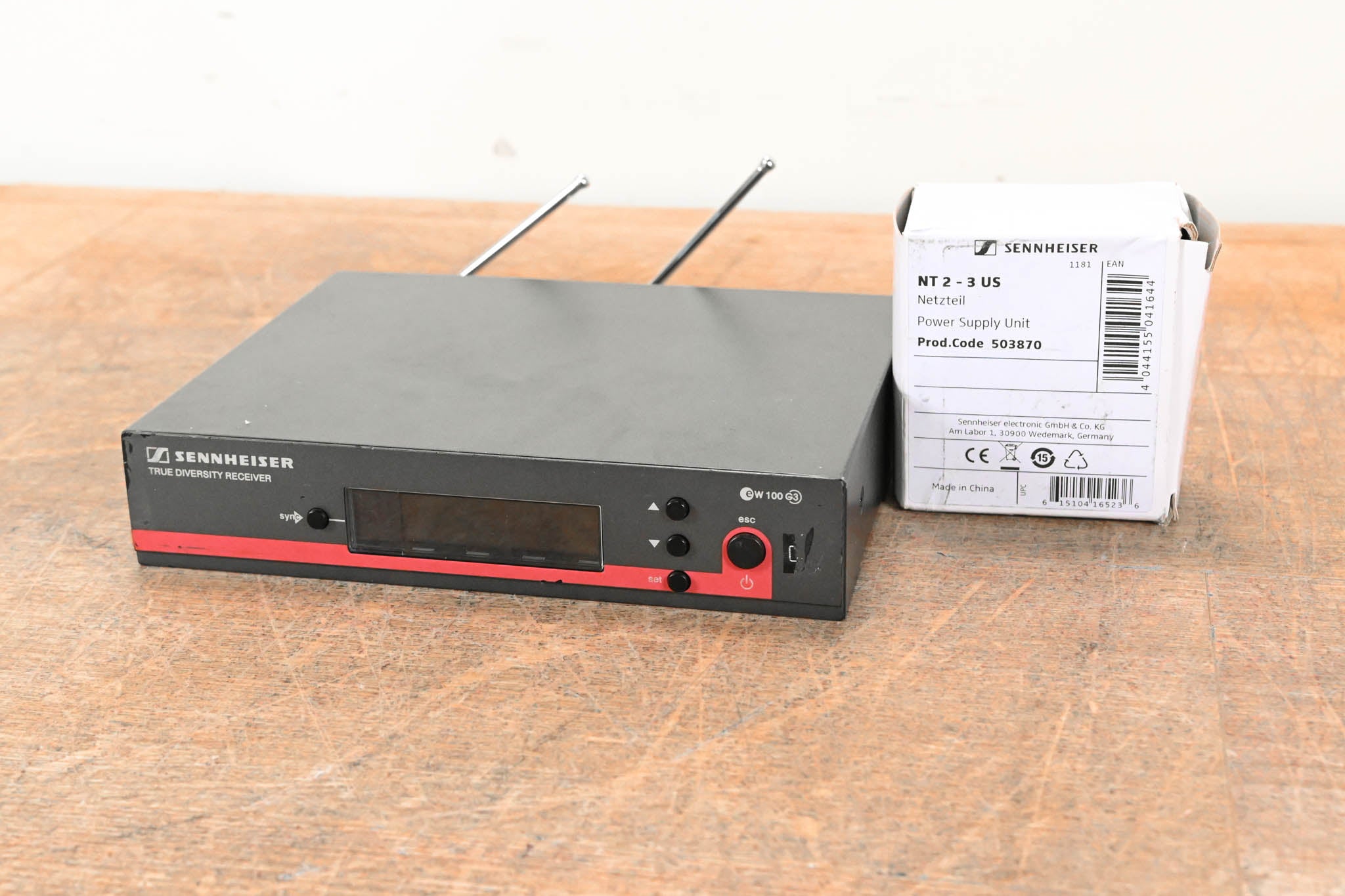 Sennheiser EM 100 G3 Wireless Receiver - G Range: 566-608 MHz