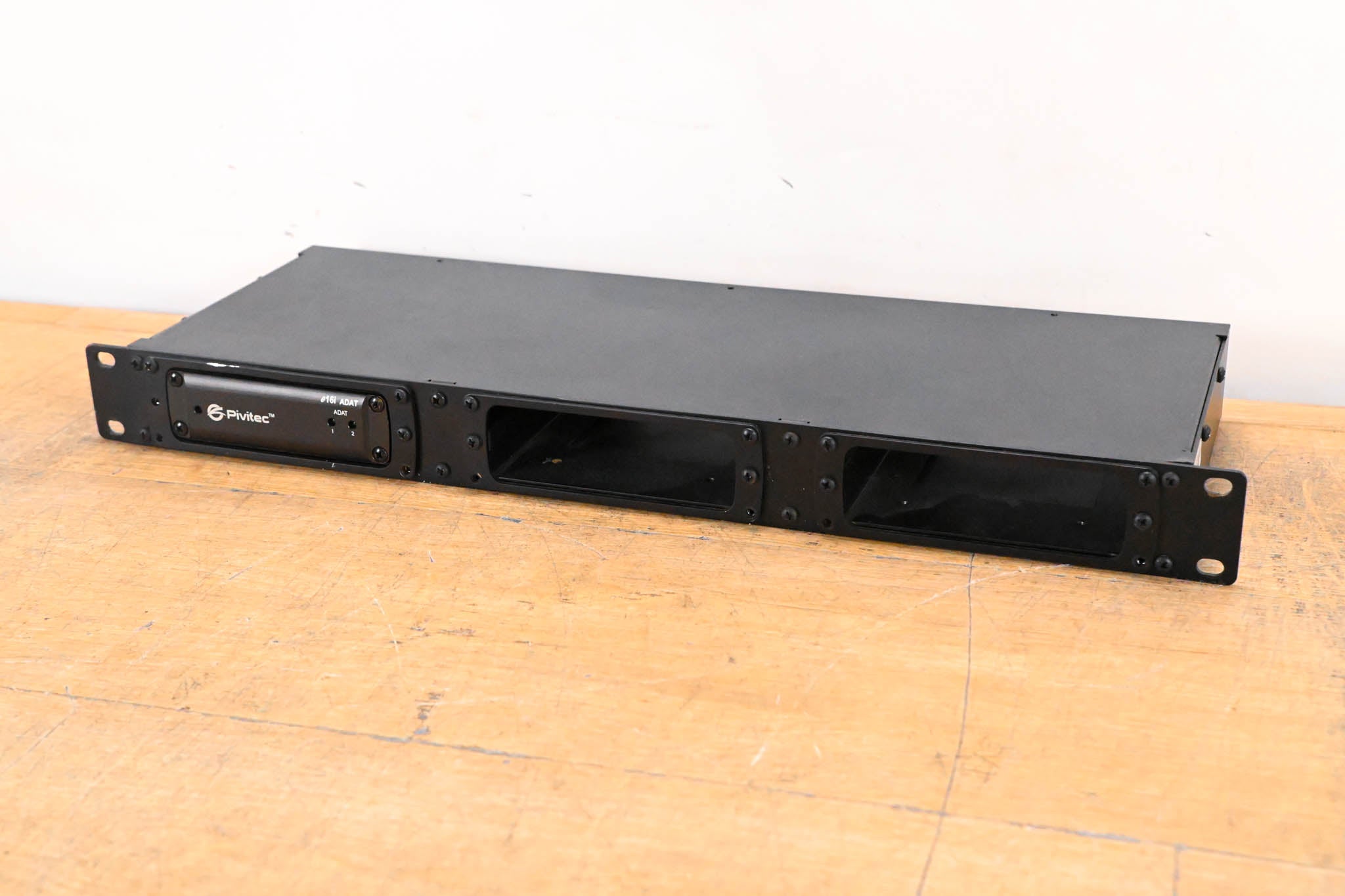 Pivitec e16i ADAT Network Audio Interface Module in 1RU Chassis (NO PSU)