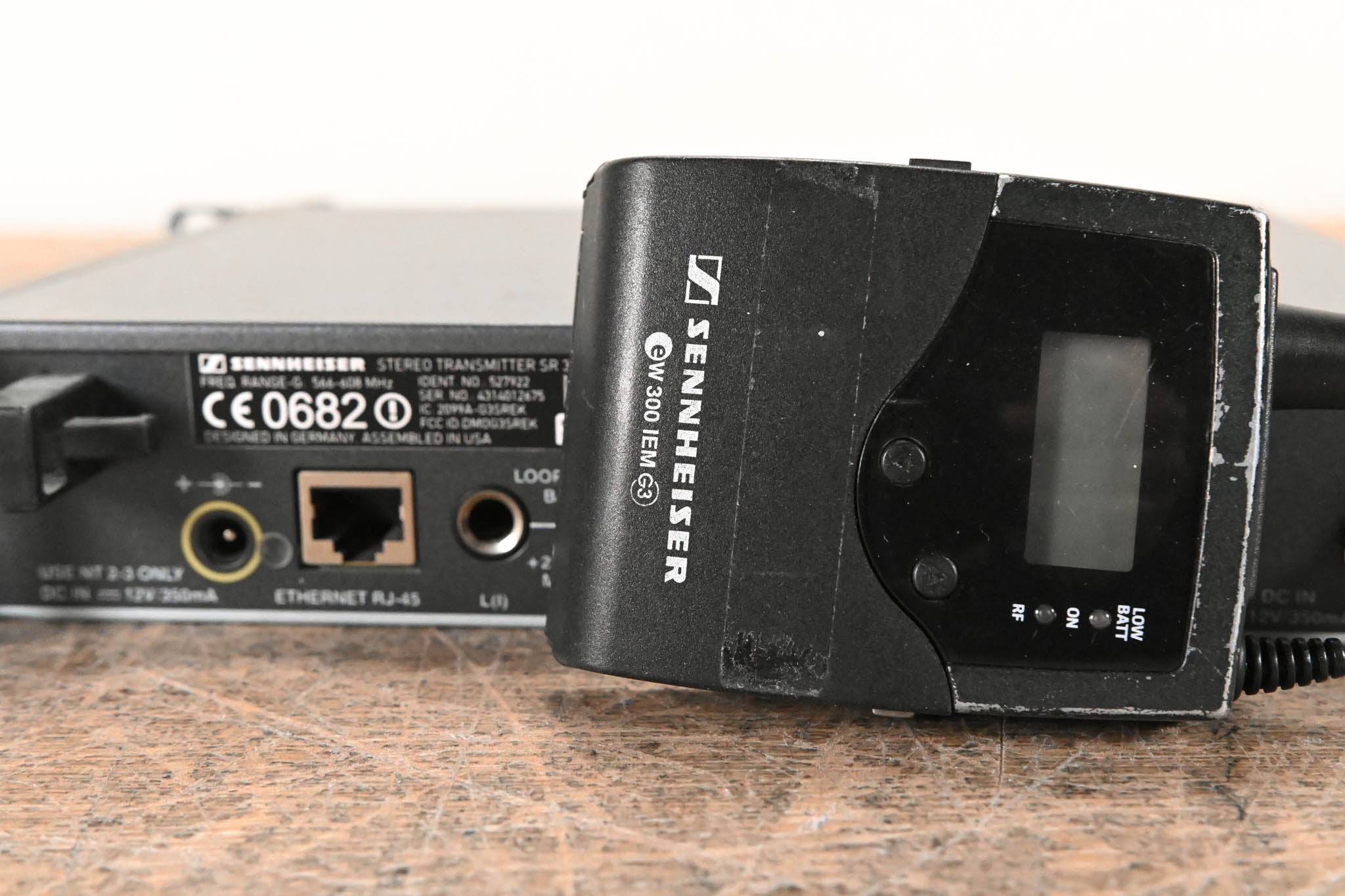Sennheiser ew 300 IEM G3 Wireless IEM System 566-608 MHz NO POWER SUPPLY
