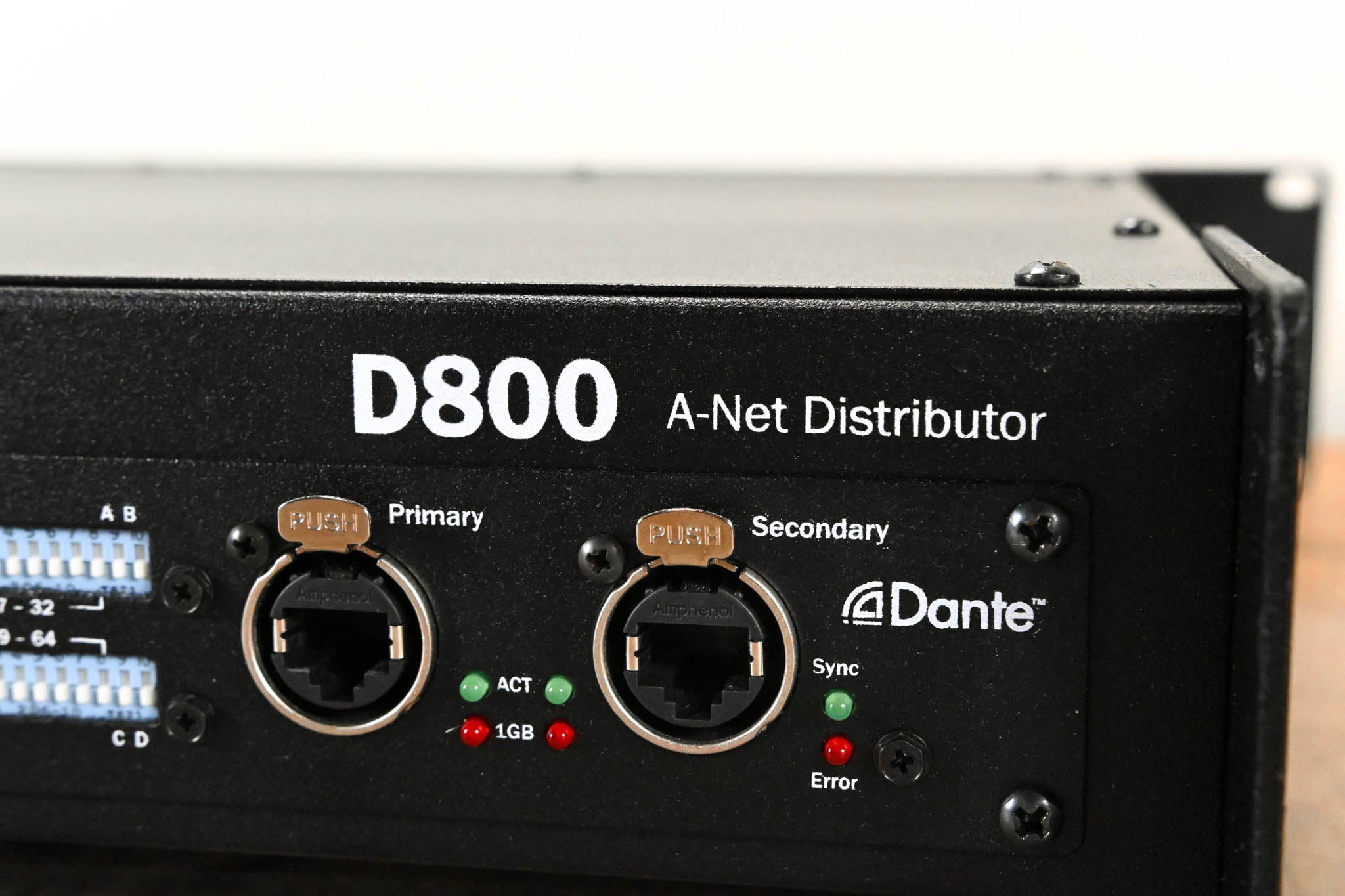 Aviom D800-Dante A-Net Distributor with Dante Connectivity