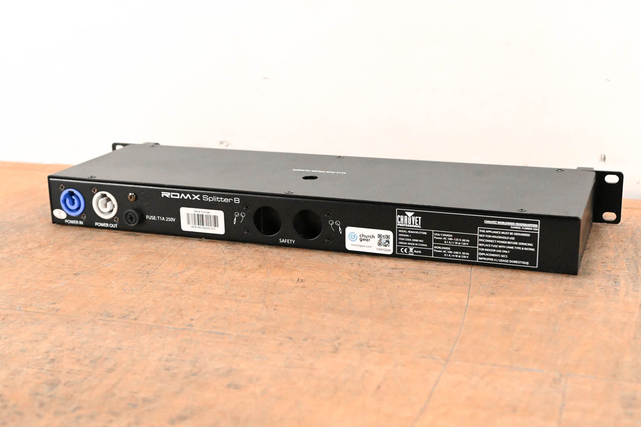 Chauvet RDMX Splitter 8 DMX / RDM Opto-Splitter