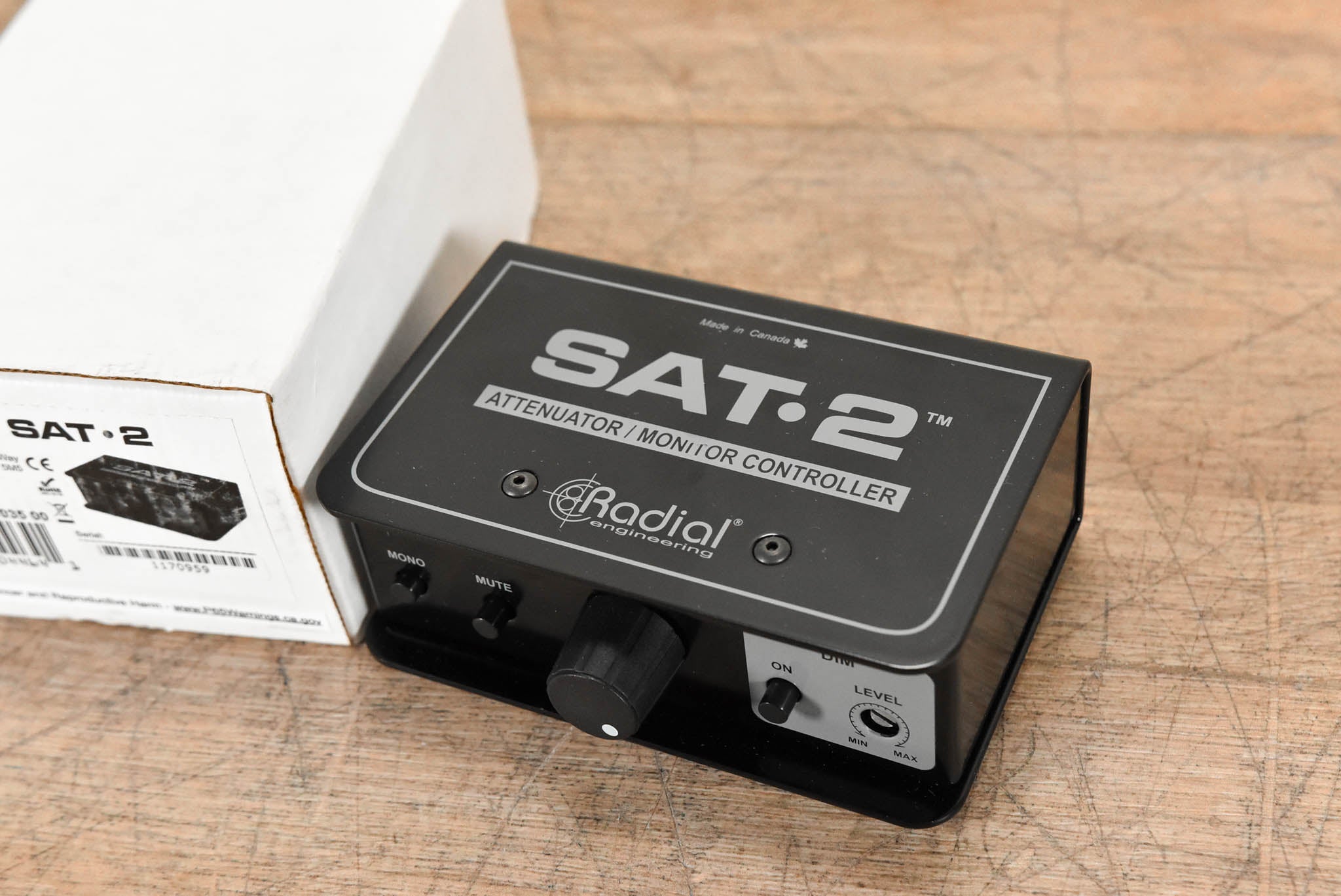 Radial SAT-2 Stereo Audio Attenuator / Monitor Controller