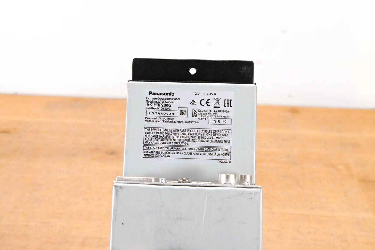 Panasonic AK-HRP200G Remote Operation Panel