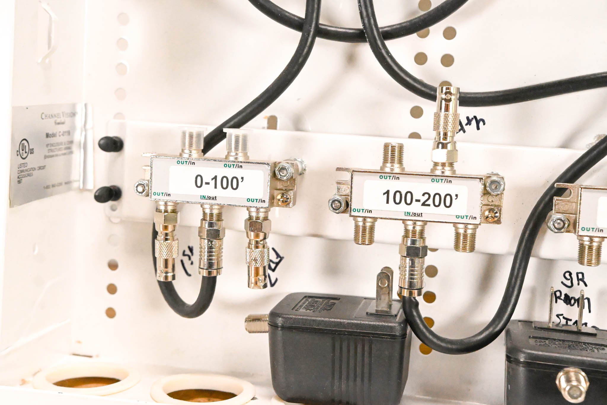 Channel Vision DP-3/12-II Amplified RF Coax Distribution Panel