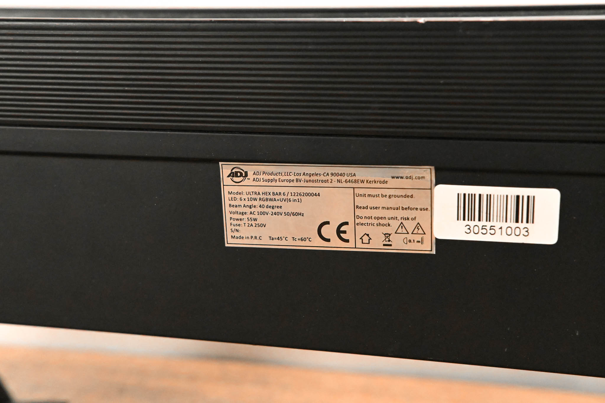 ADJ Ultra Hex Bar 6 LED Linear Fixture