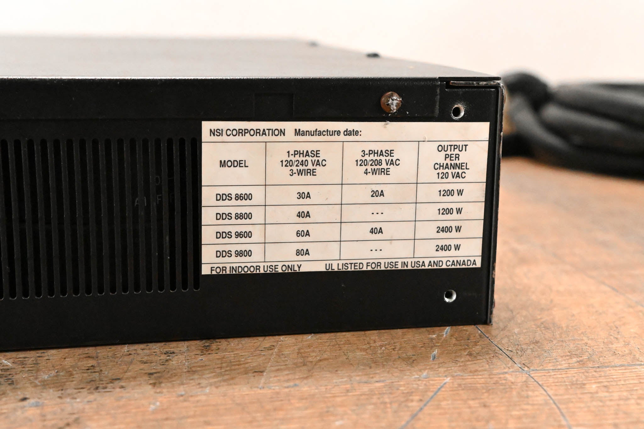 NSI DDS 9800 8-Channel Digital Dimming System