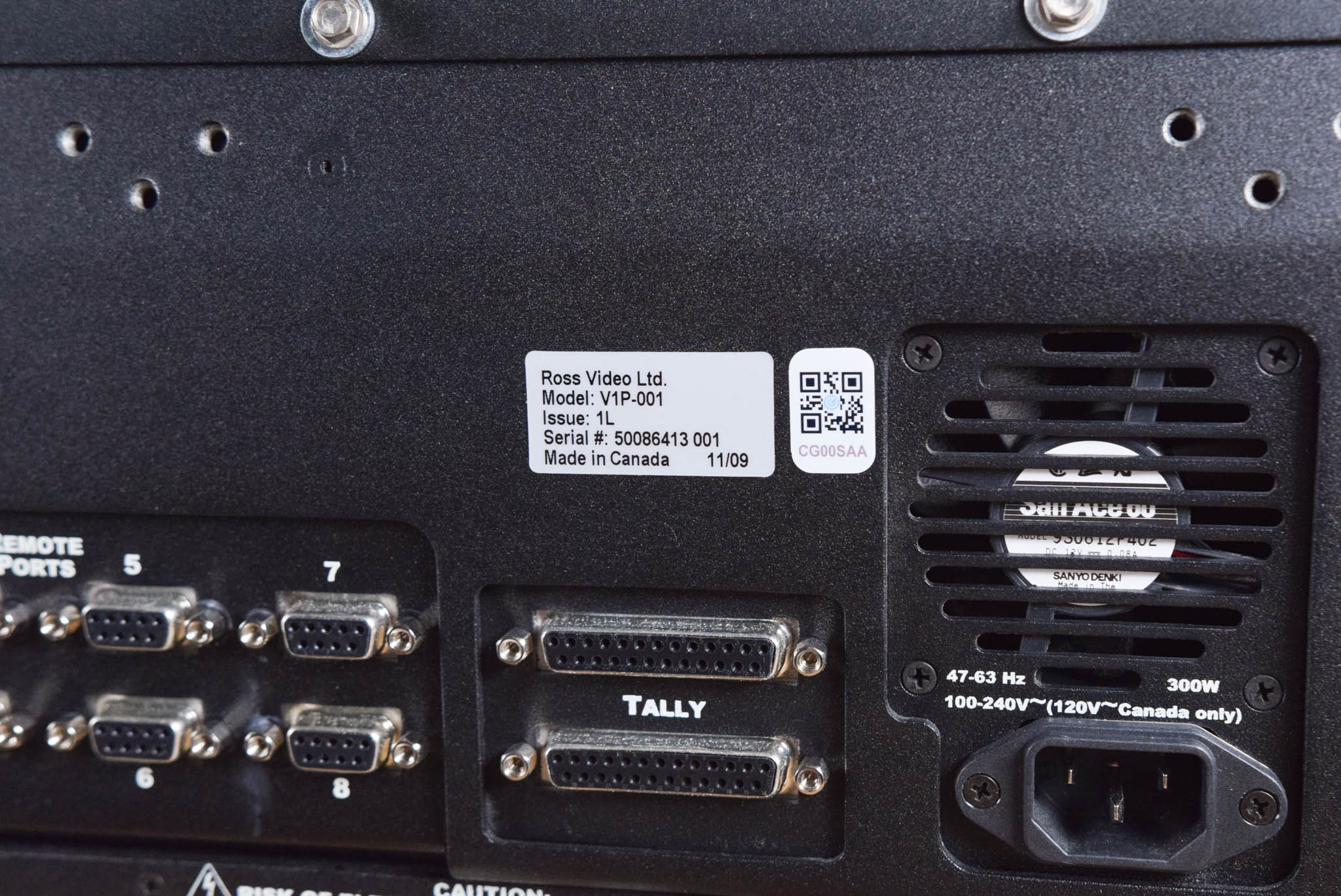 Ross Vision QMD 1 M/E Video Switcher with Vision 1 Panel