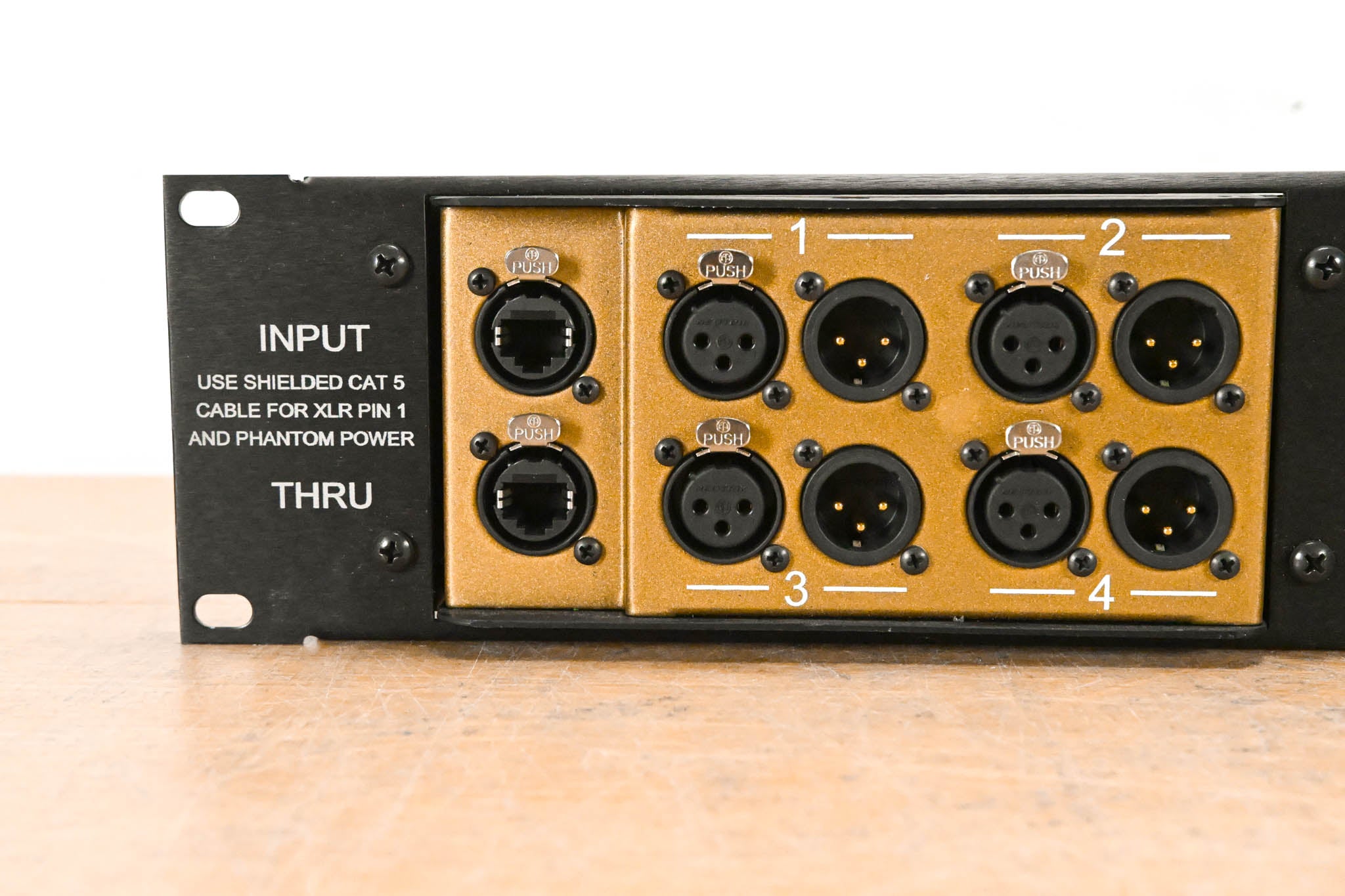 Whirlwind CATDUSA-2R-KIT 2 RU Rackmount Kit w/ Dual Catdusa Snake Boxes