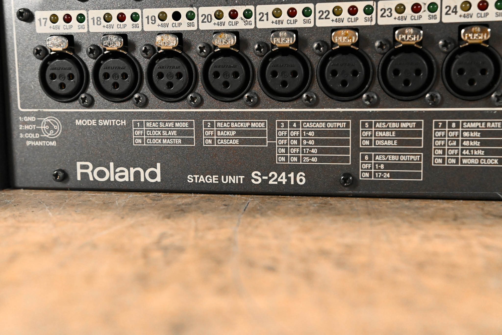 Roland S-2416 24x16 Digital Snake Stage Unit