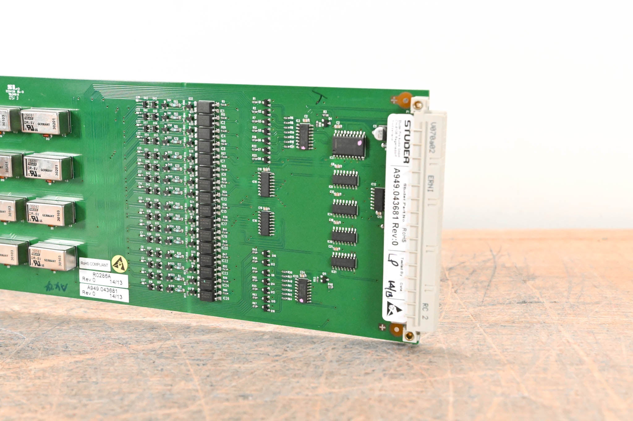 Studer GPIO Card GPIO Card with Relay Outputs