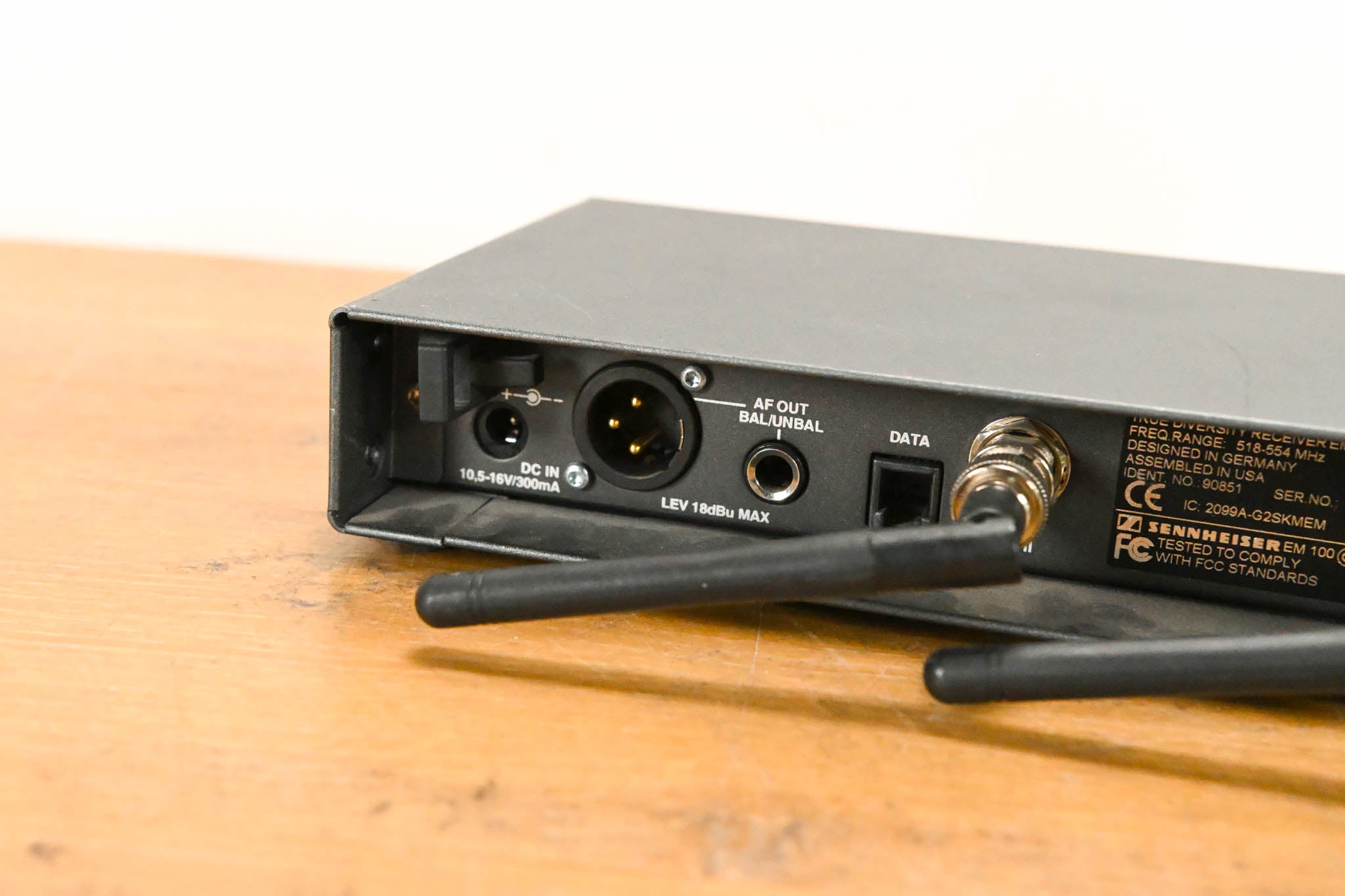 Sennheiser EM 100 G2 Wireless Receiver - 518-554 MHz (NO POWER SUPPLY)