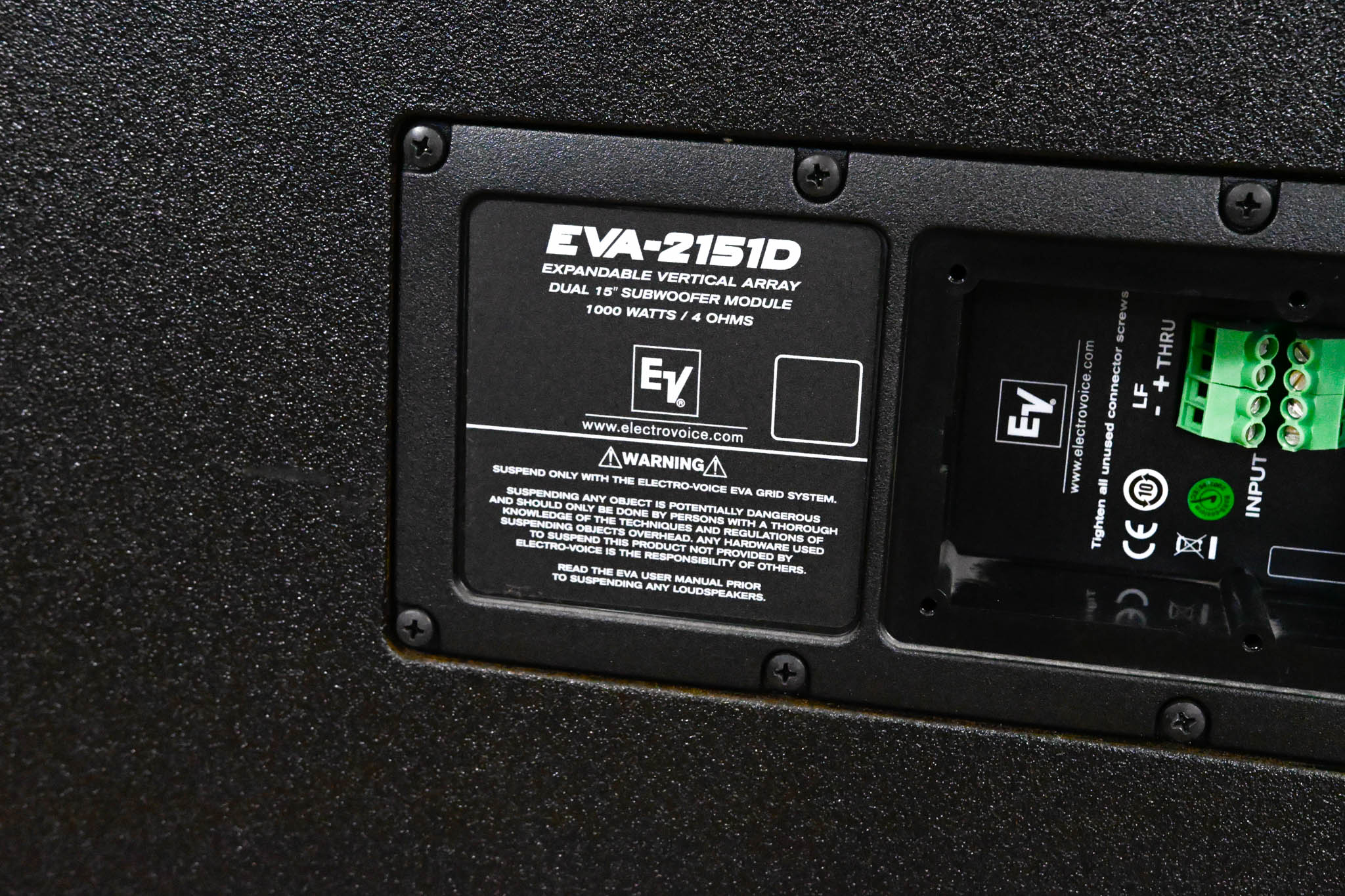 Electro-Voice (EV) EVA-2151D Dual 15" Passive Line Array Subwoofer