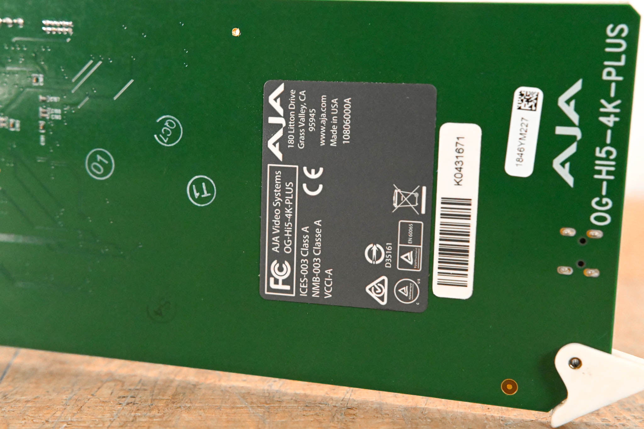 AJA OG-HI5-4K-PLUS openGear SDI to HDMI Converter