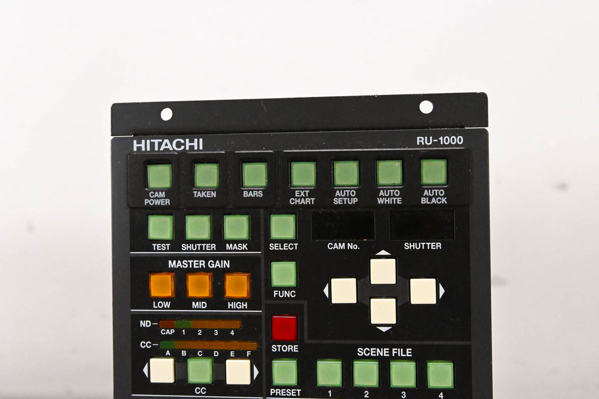 Hitachi RU-1000VR Remote Control Panel
