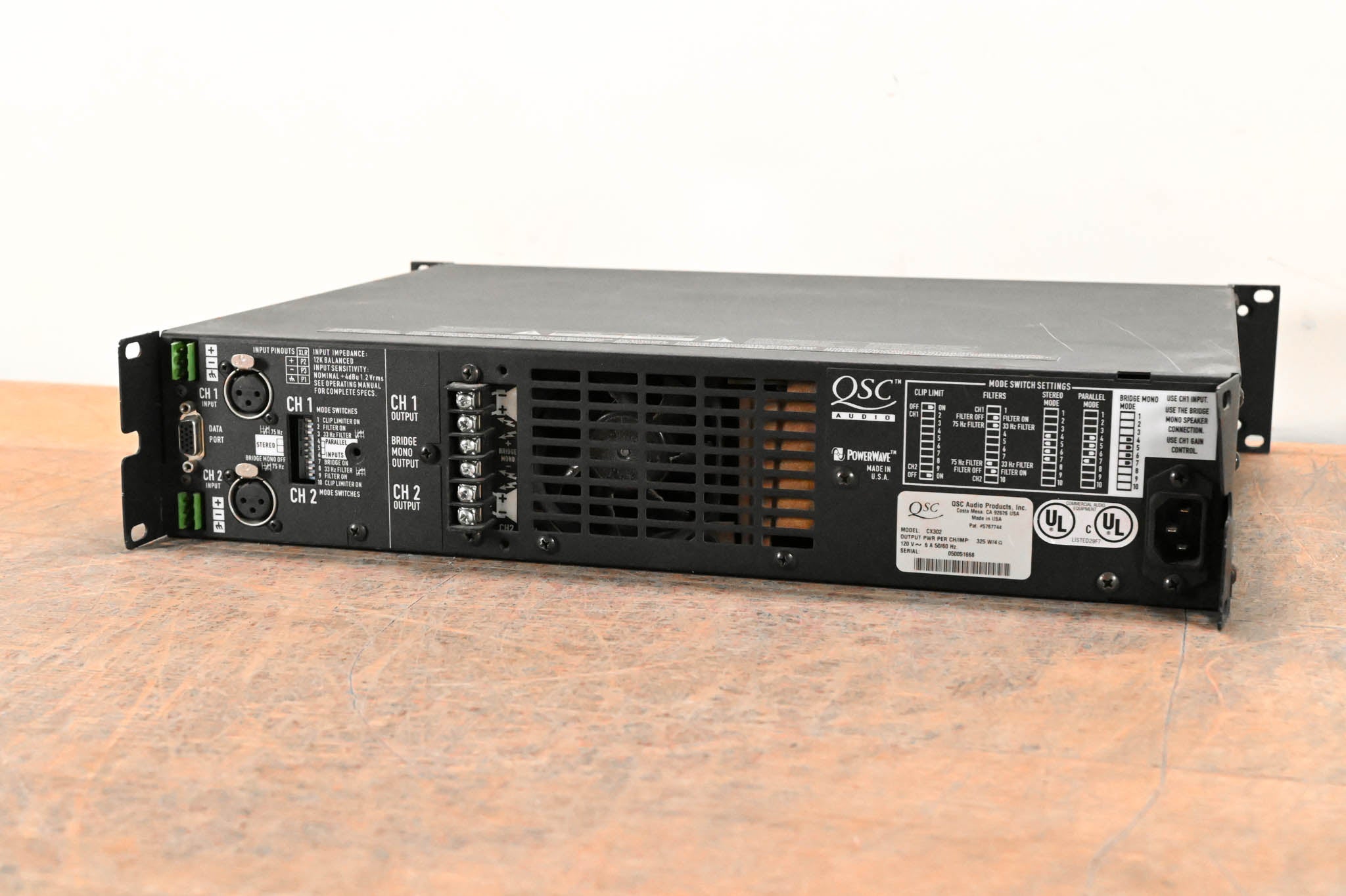 QSC CX302 2-Channel Power Amplifier