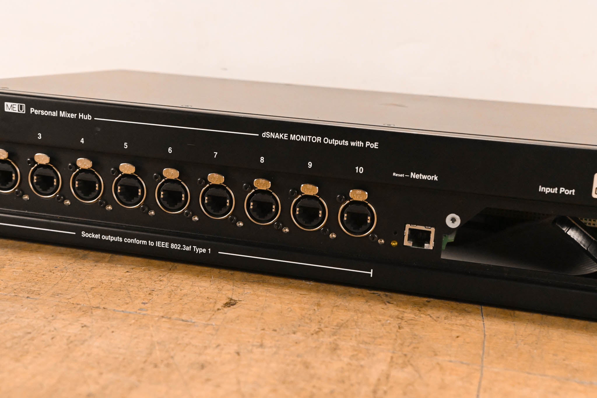 Allen & Heath ME-U 10-Port PoE Monitor Hub for ME-1 Personal Mixers