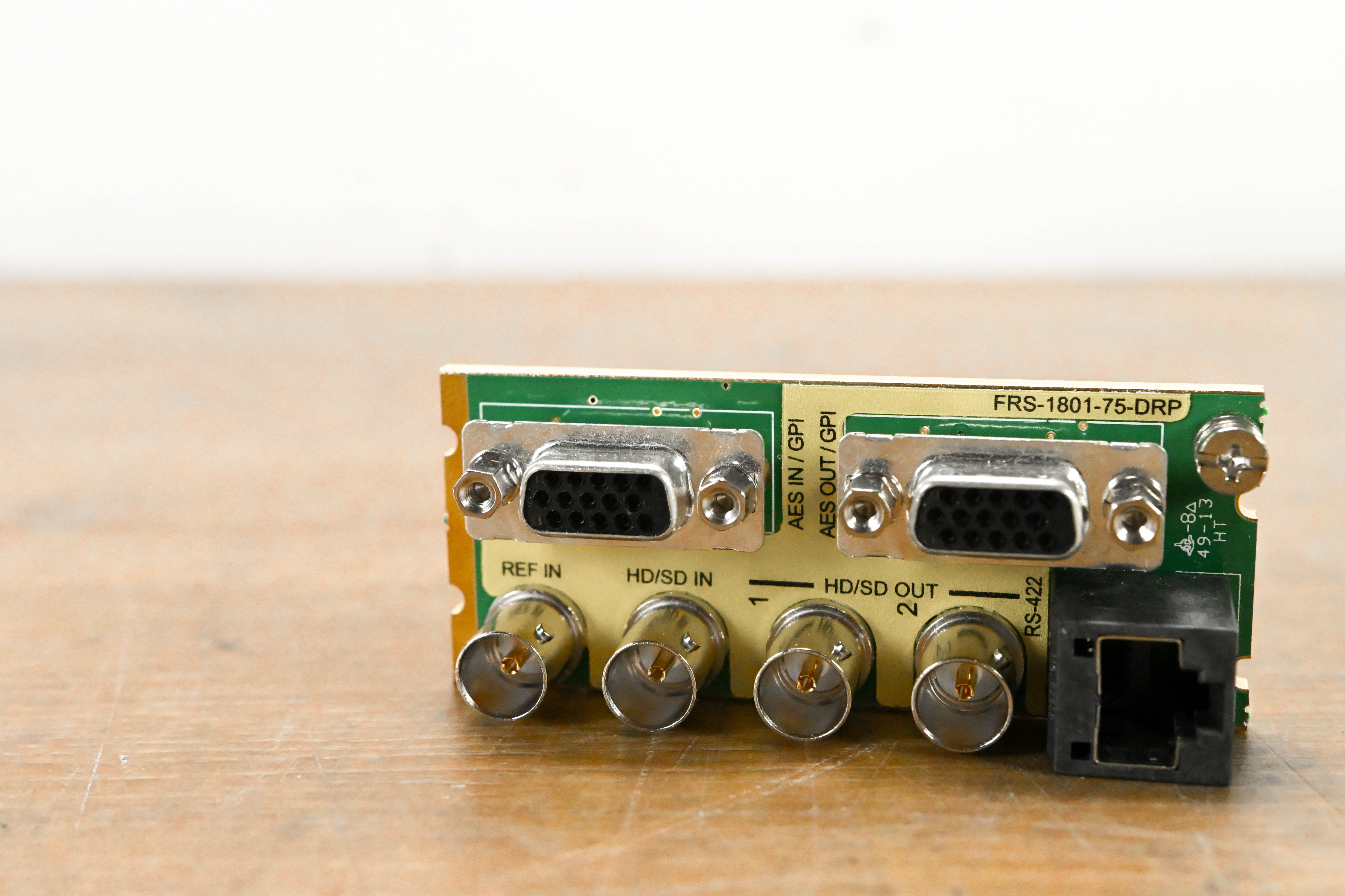 Miranda FRS-1801-75-DRP Rear I/O Module for Densité Frame