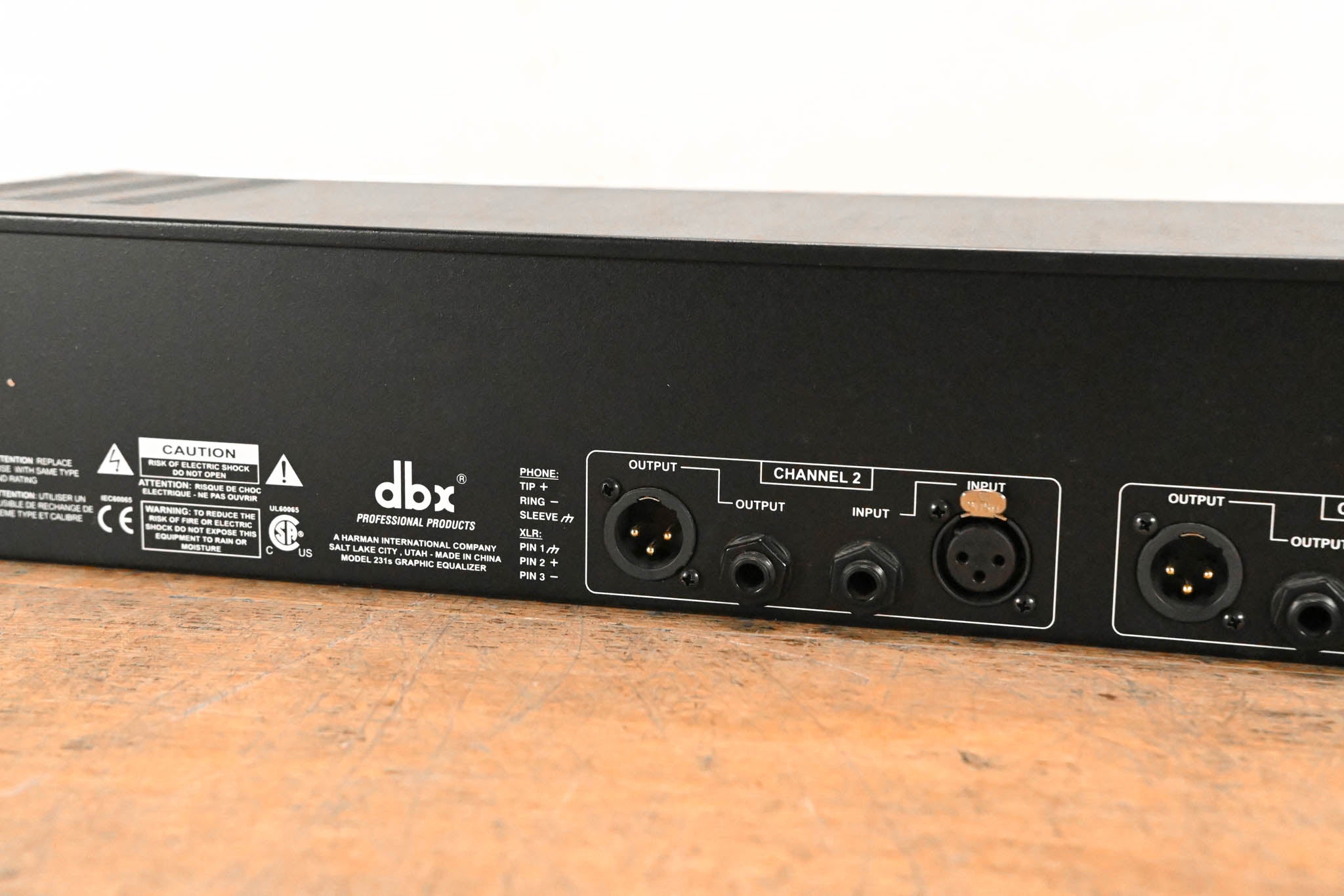 dbx 231s Two-Channel 31-Band Equalizer