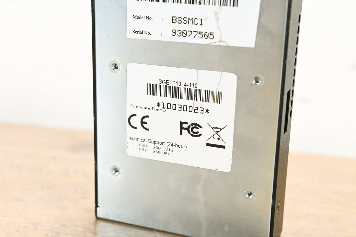 BSS Soundweb London BLU-MC1 1000Base-X to 1000Base-T Converter (NO PSU)