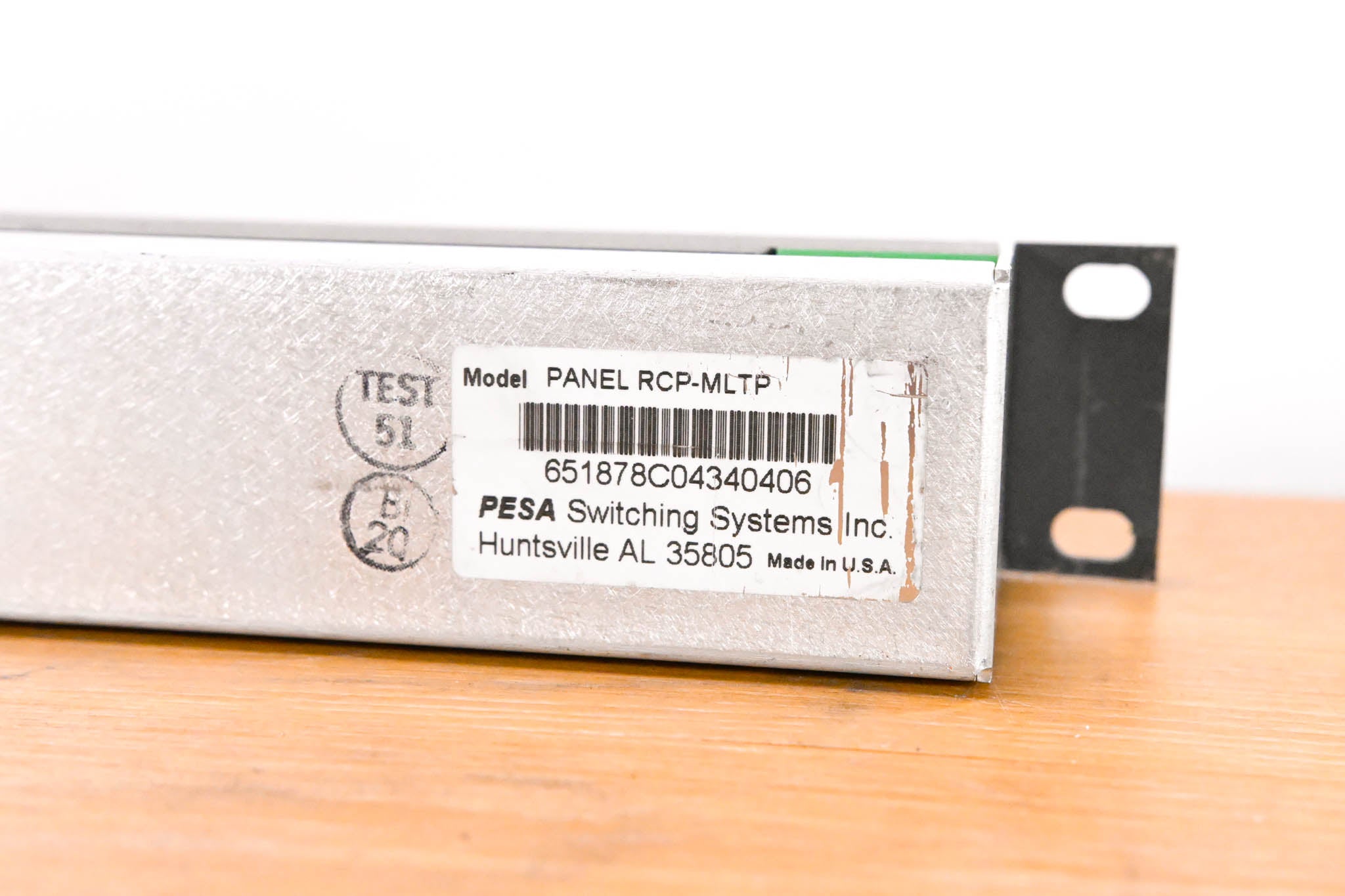 Pesa RCP-MLTP RCP-TP 1RU Matrix Switcher Control Panel (NO PSU)