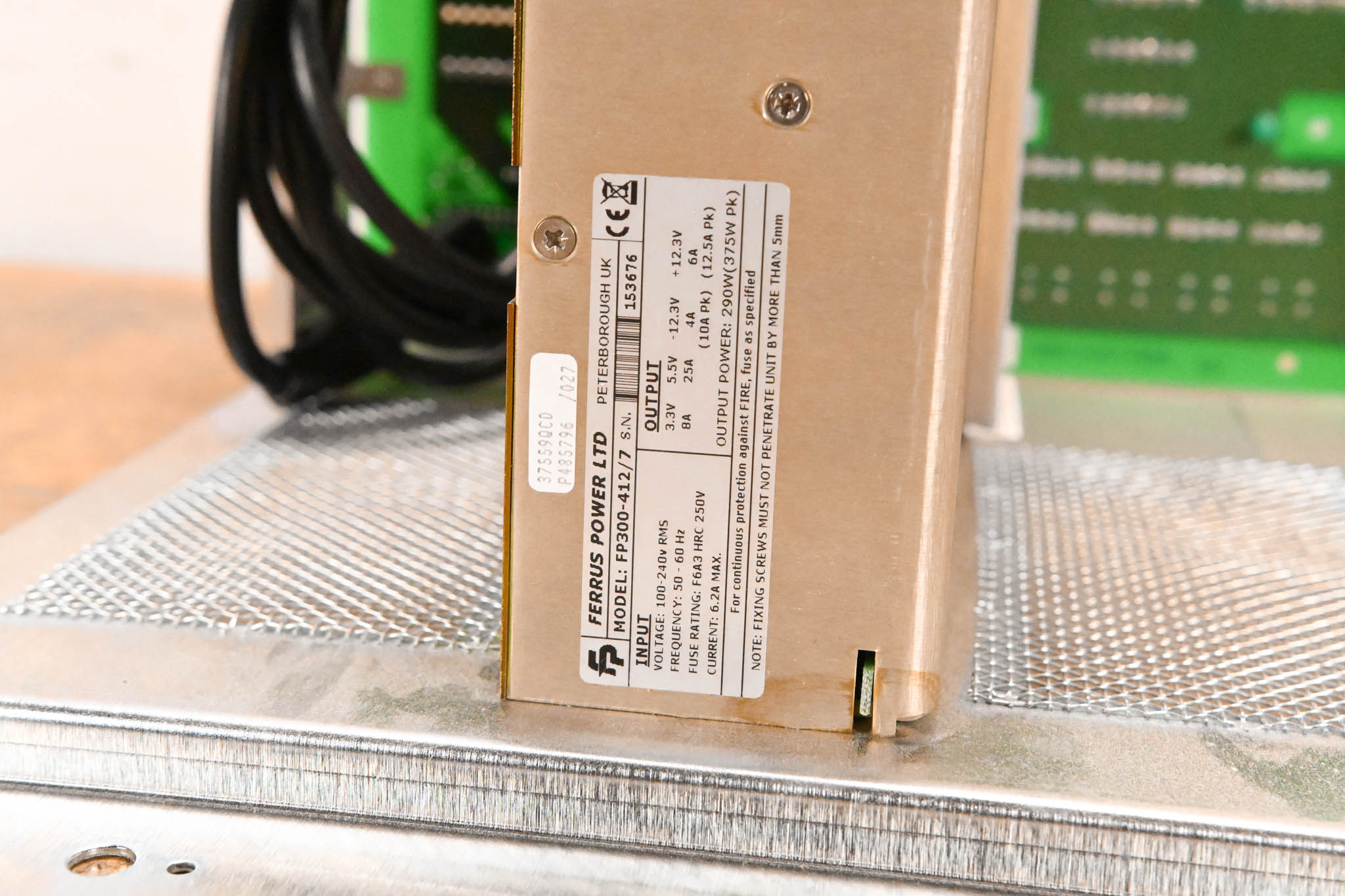 Solid State Logic C300 HD Power Distribution Assembly w/Ferrus Power PSU