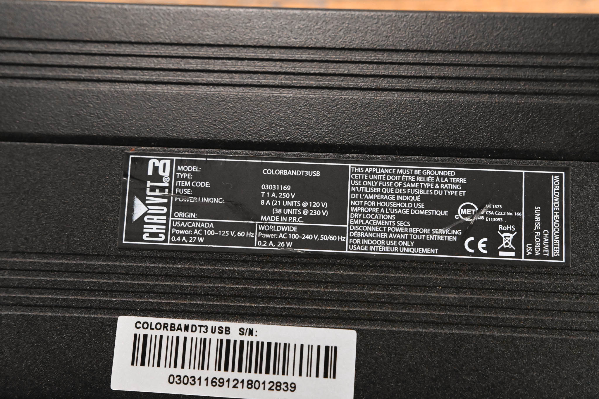 Chauvet COLORband T3USB Linear RGB Wash Light